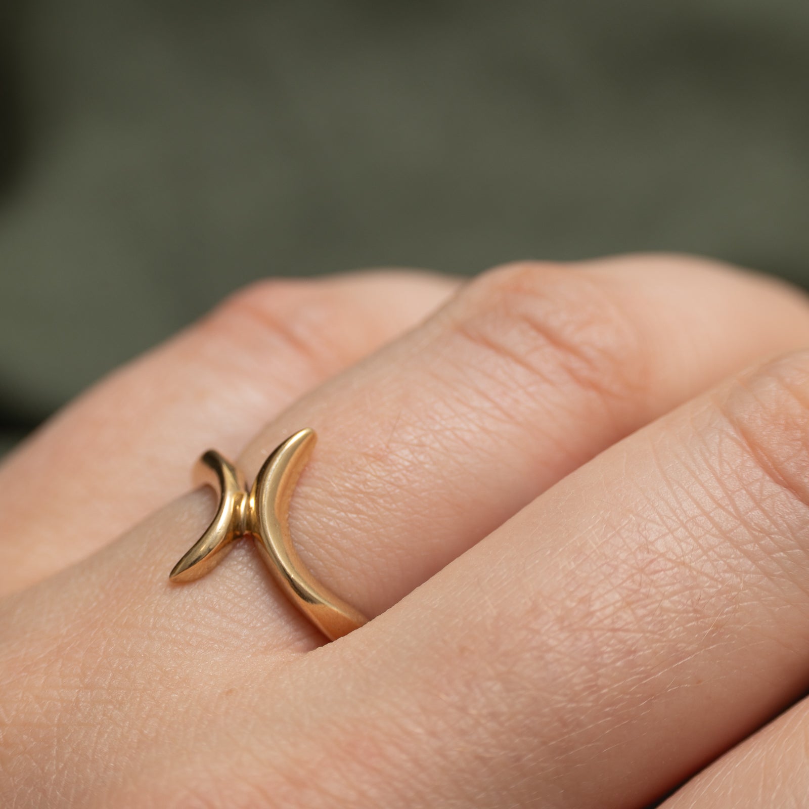 14k Yellow Gold Bypass Ring | SZ 5.5