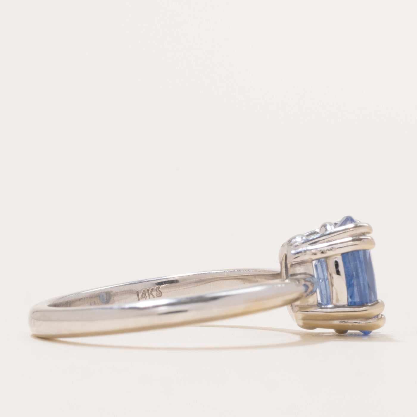 '100 Ways' 14k White Gold Oval Sapphire Ring | 1.86ct | SZ 6.5