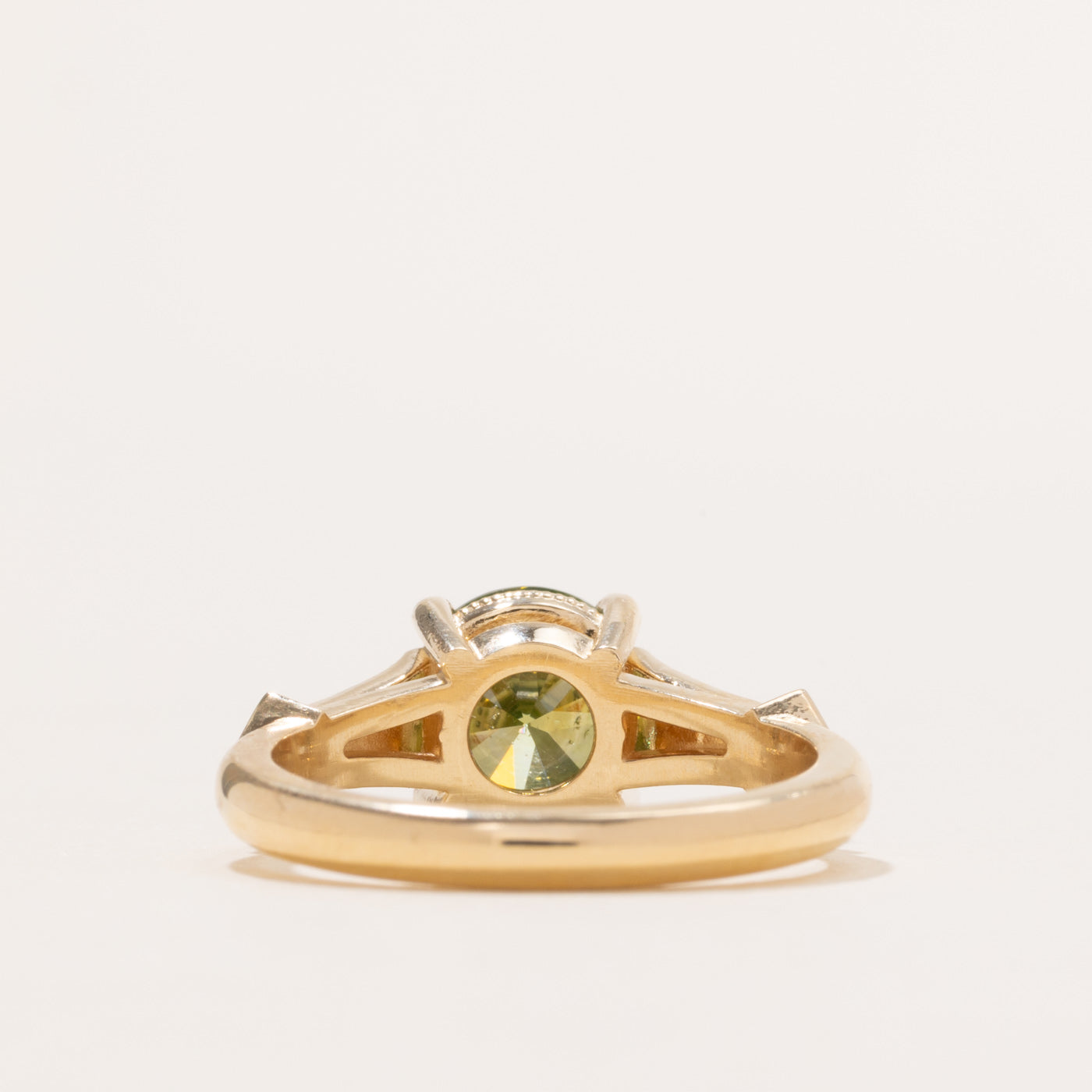 '100 Ways' Enhanced Fancy Vivid Yellow-Green Natural Diamond Claw Set Ring | 2.06ctw | SZ 6.75