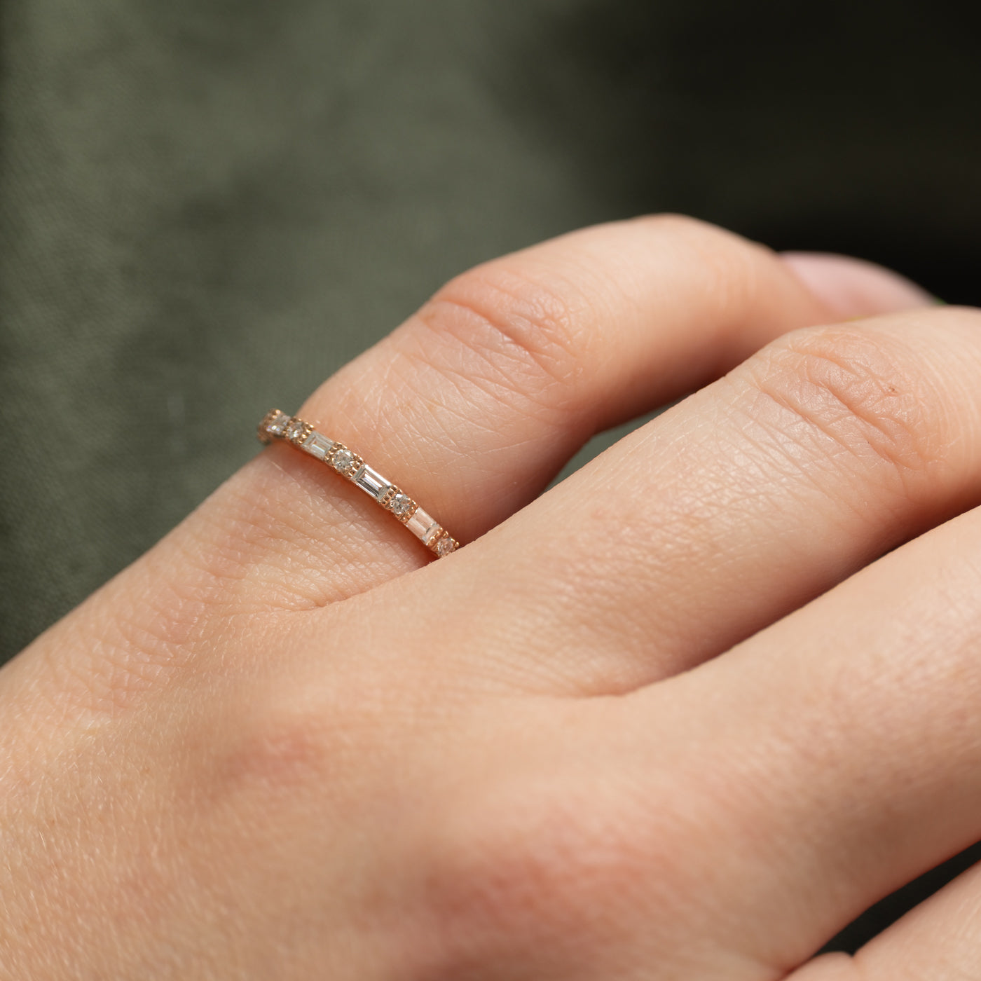 Eternity Mixed Cut Diamond Band | 1.85mm | SZ 4