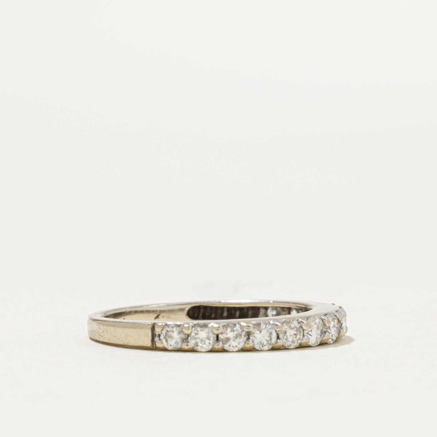 14k Semi Eternity Diamond Band | 0.52ctw | 1.90mm | SZ 6.75