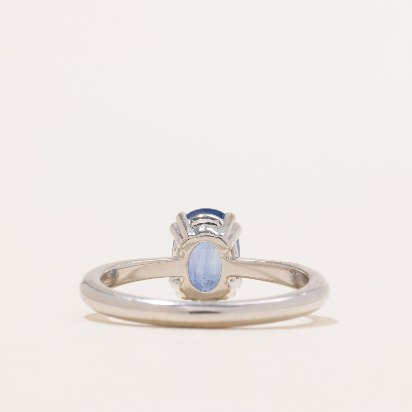 '100 Ways' 14k White Gold Oval Sapphire Ring | 1.86ct | SZ 6.5