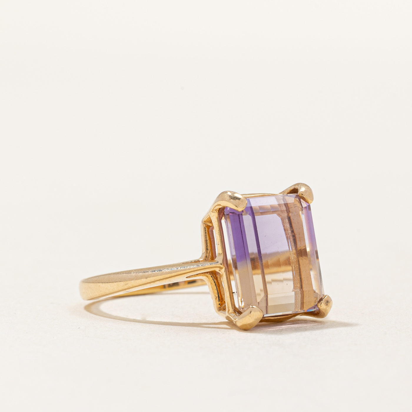 Bague cocktail en amétrine | 4,75 ct | Taille 8 |