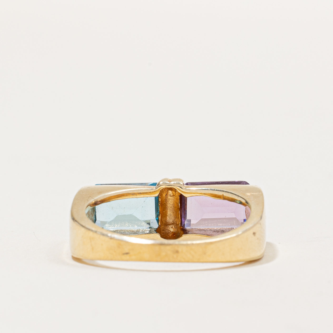 Topaz & Amethyst Cocktail Ring | 1.40ct, 1.00ct | SZ 8.25 |