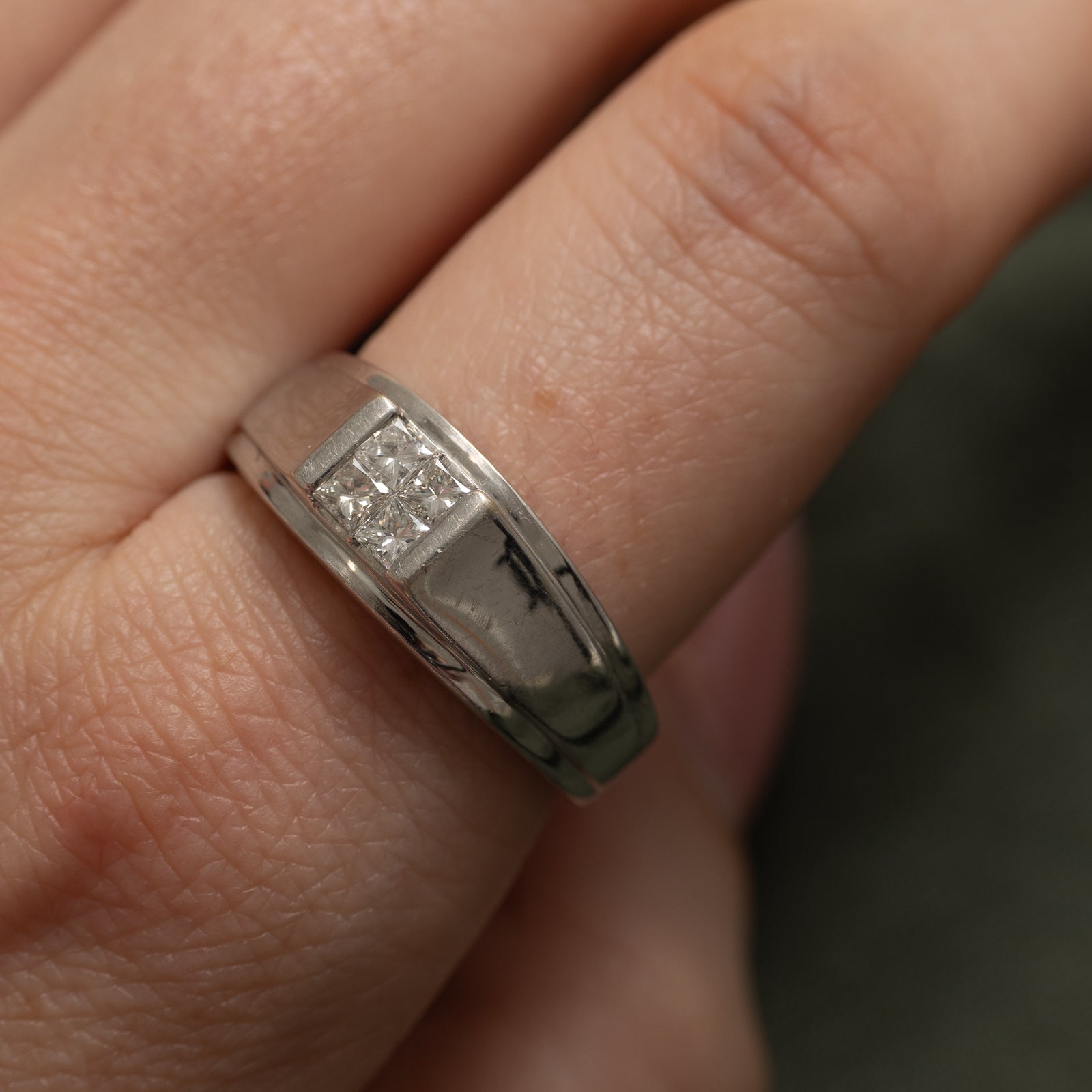 2003 Birmingham Princess Cut Diamond Ring | 0.40ctw | SZ 9.75