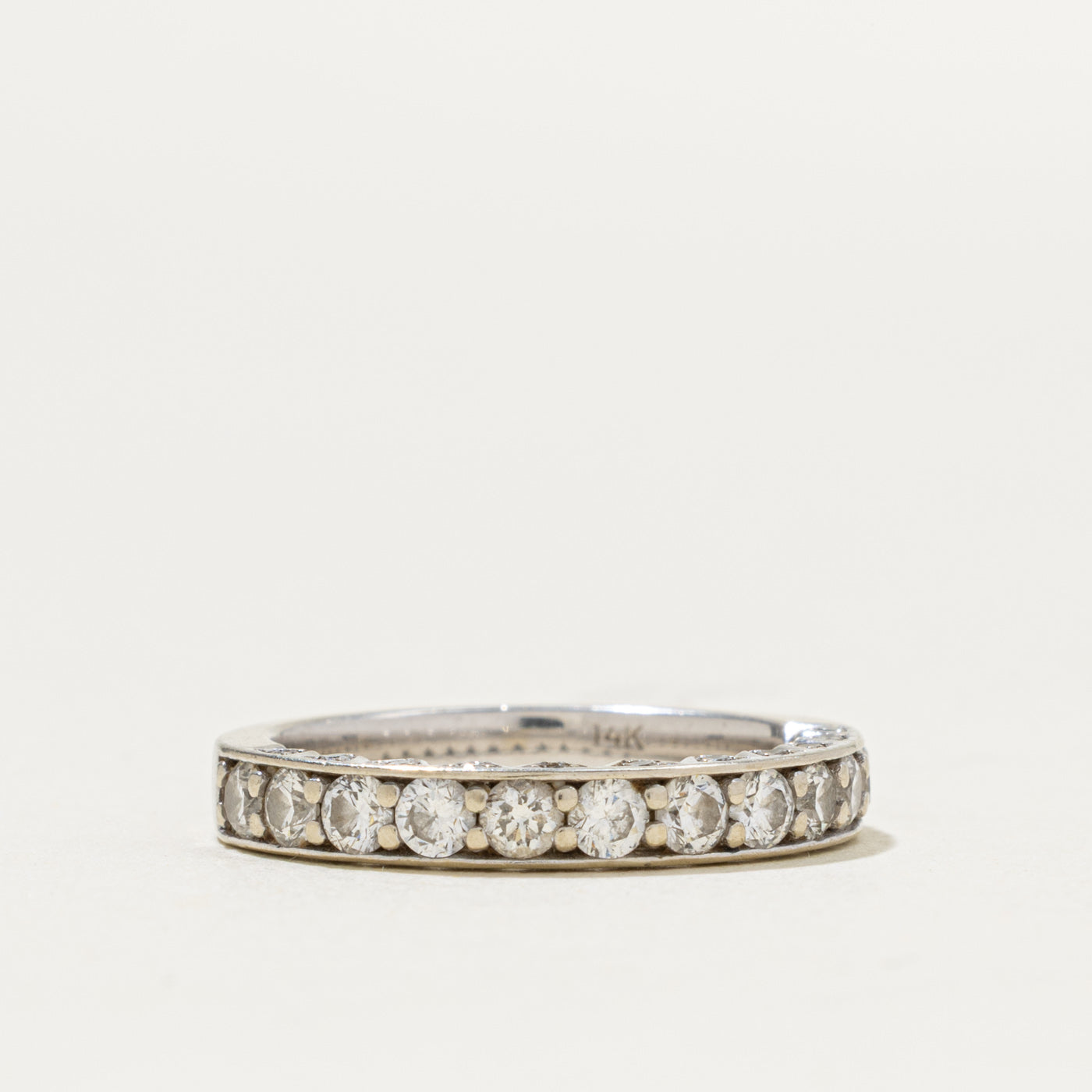 14k Semi Eternity Diamond Band | 0.40ctw | 2.95mm | SZ 5