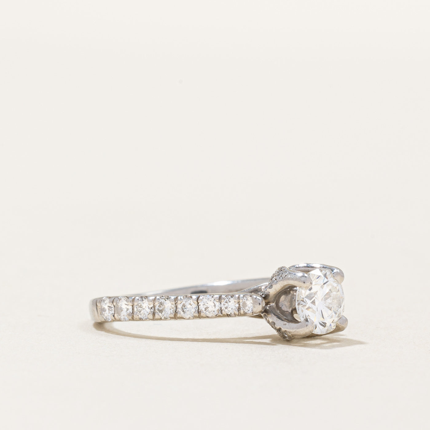 GIA Diamond Engagement Ring | 1.09ctw VS1 G Ex | SZ 5.75 |