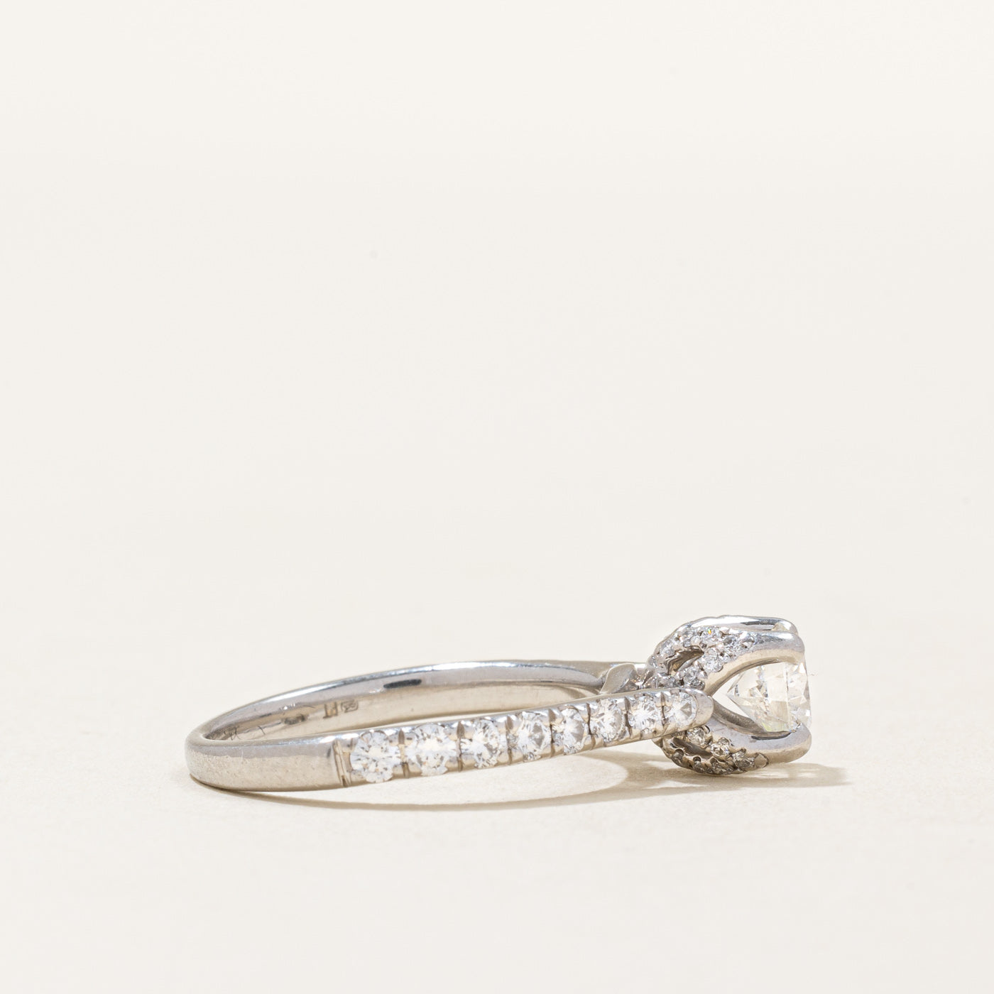 GIA Diamond Engagement Ring | 1.09ctw VS1 G Ex | SZ 5.75 |
