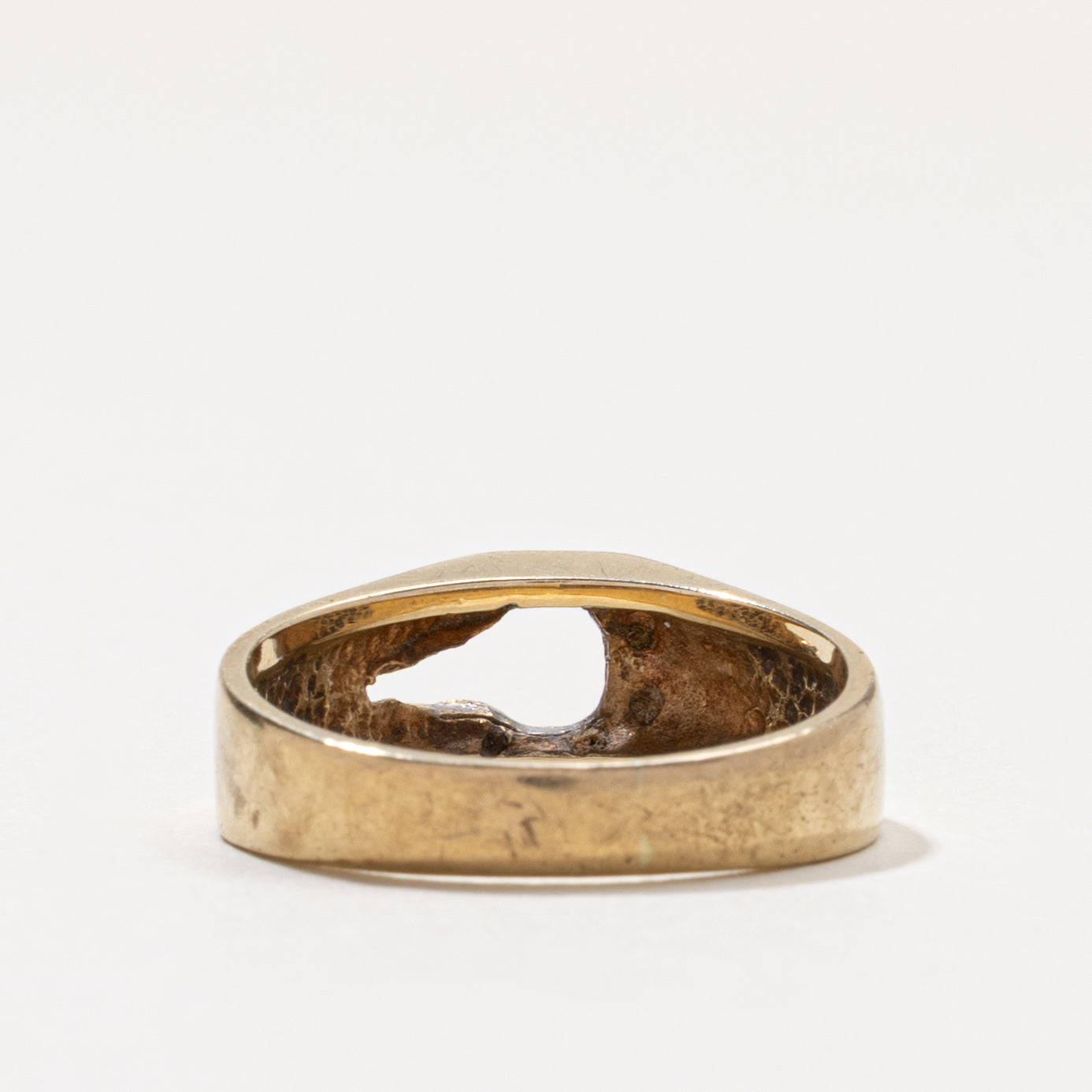 10k Diamond "C" Initial Ring | SZ 5.5