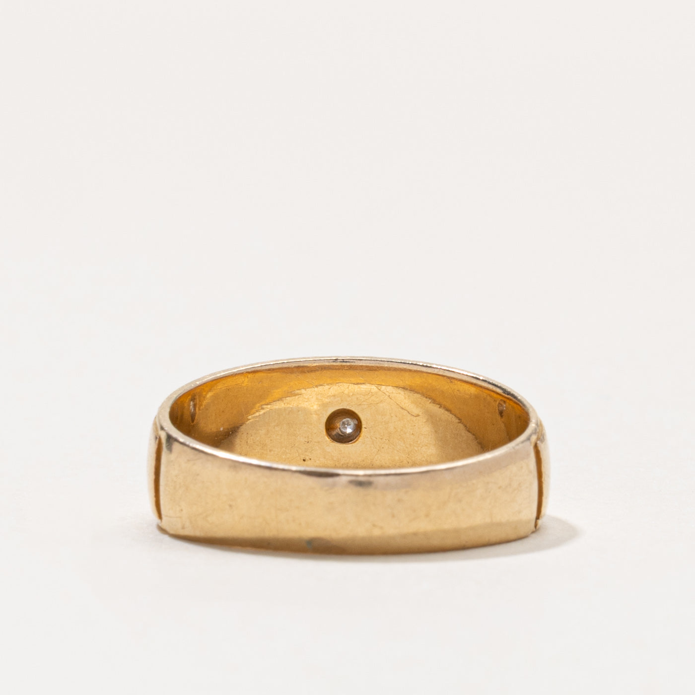 14k Star Set Diamond Band | SZ 6.25