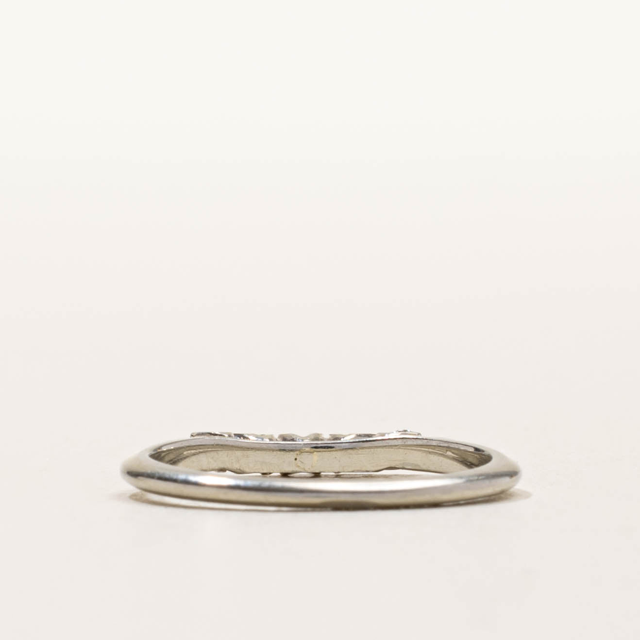 Vintage Canadian Five Stone Diamond Contour Ring | SZ 5.75