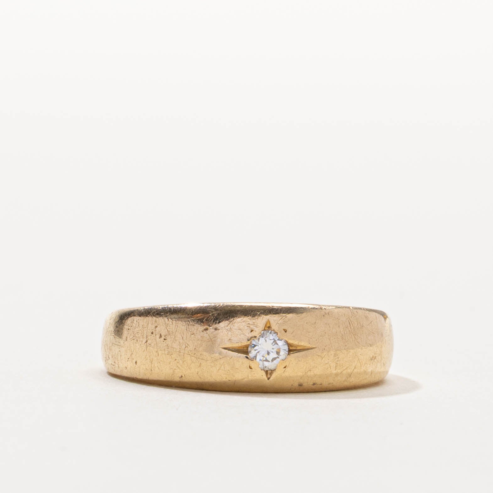 14k Star Set Diamond Ring | SZ 7.25