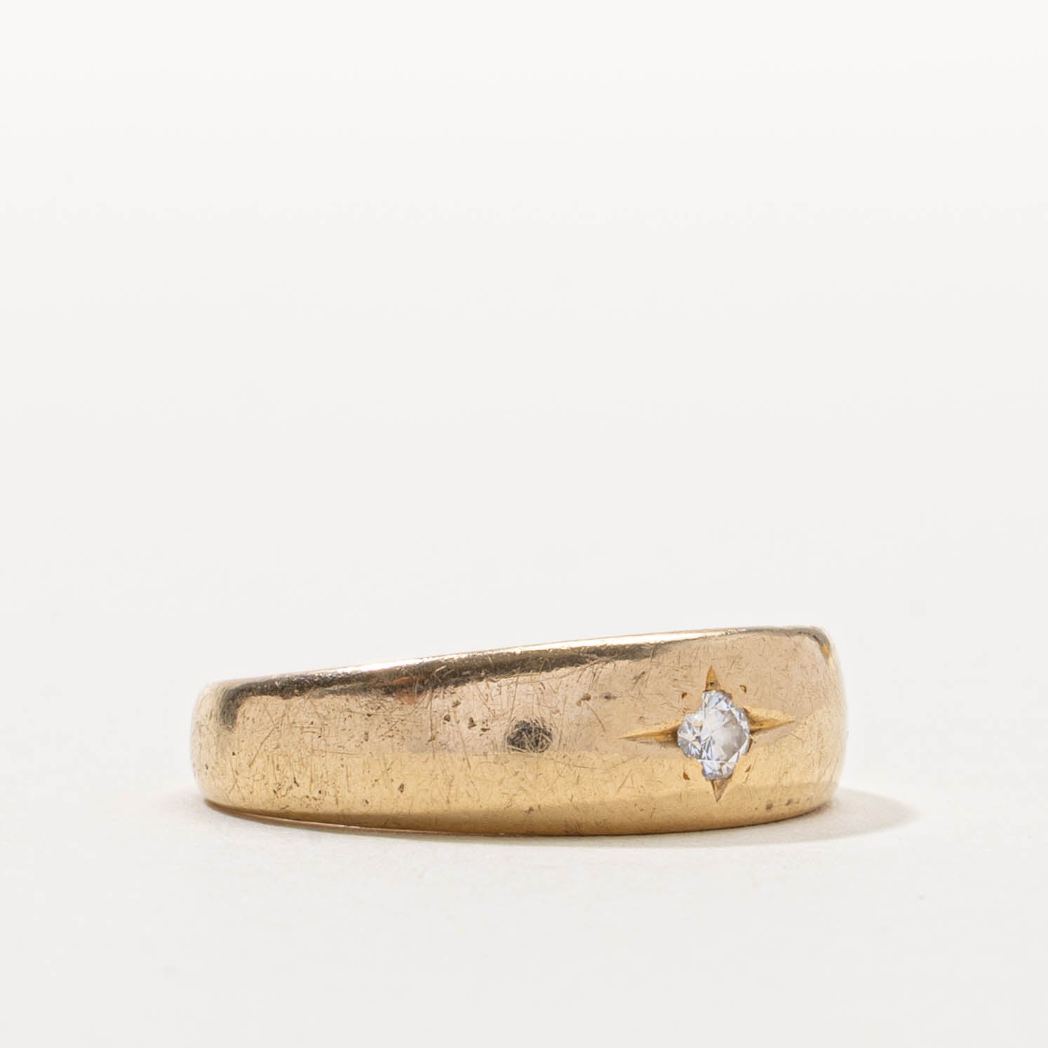 14k Star Set Diamond Ring | SZ 7.25