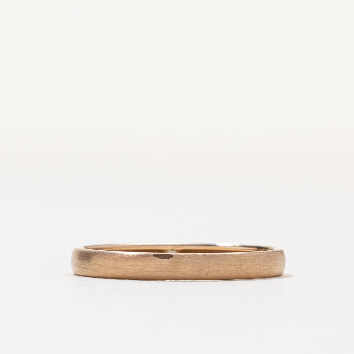 Ukrainian 14k Single Diamond Band | 2.40mm | SZ 6.75