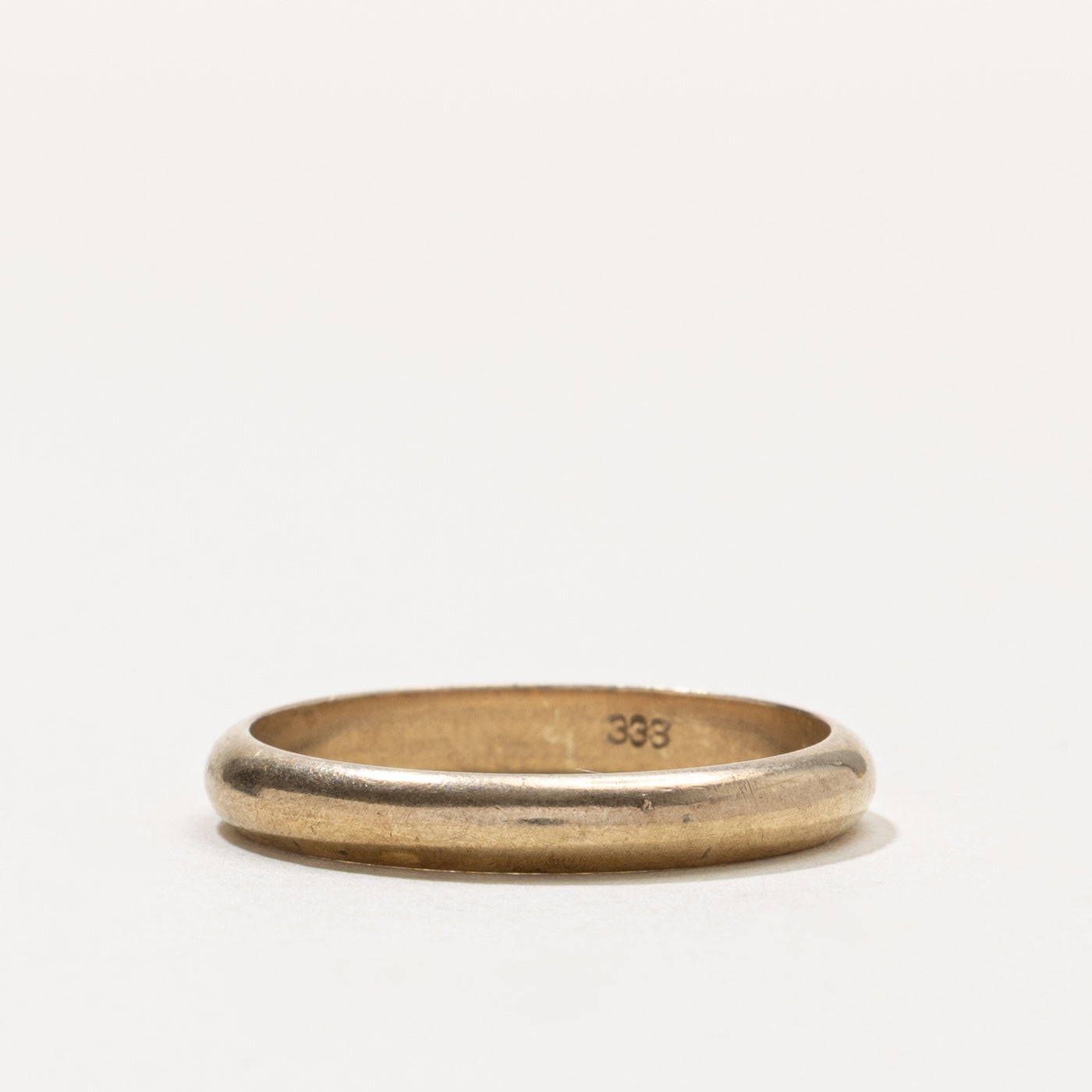 8k Yellow Gold Plain Band | 3.55mm | SZ 11.5
