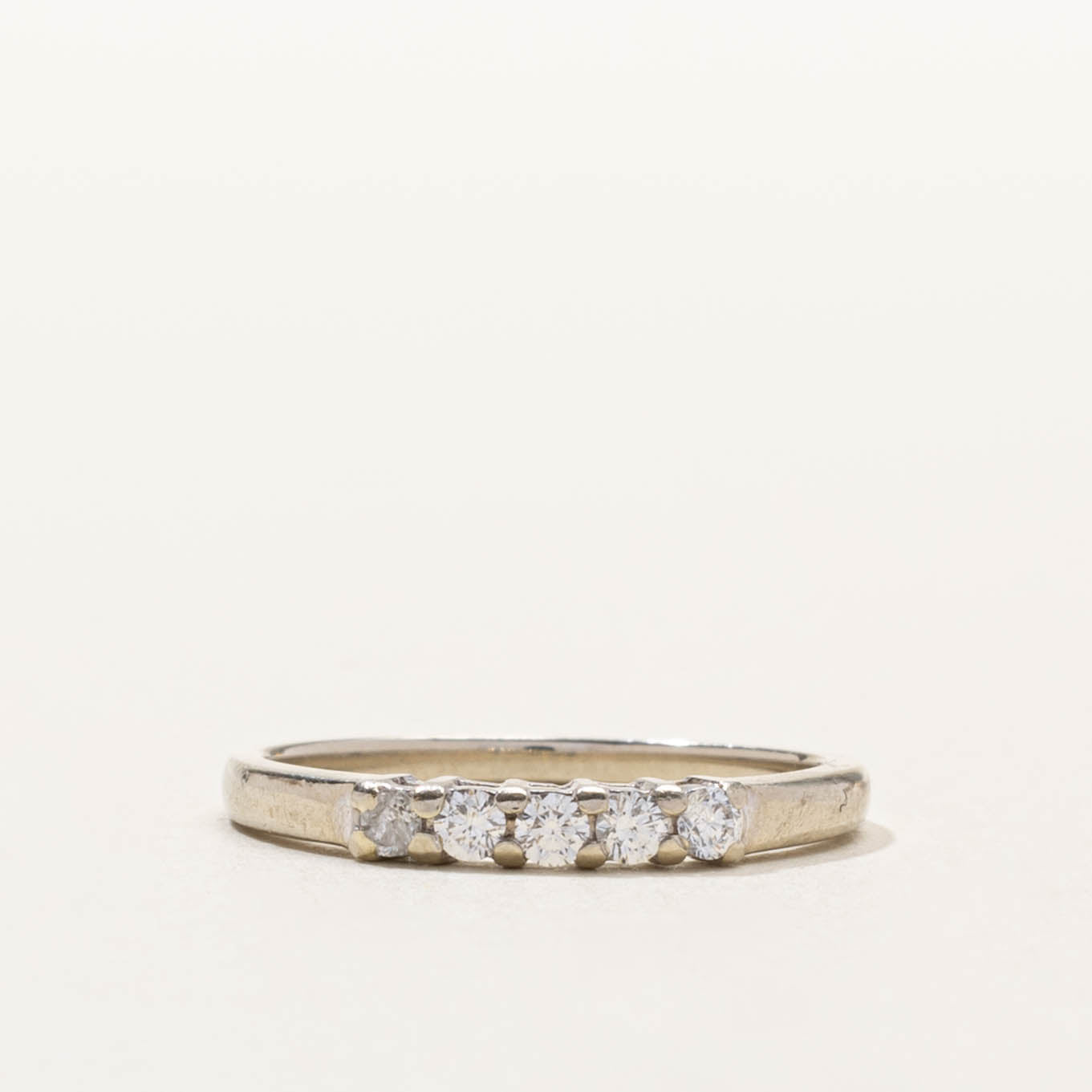 14k Five Stone Diamond Band | SZ 5