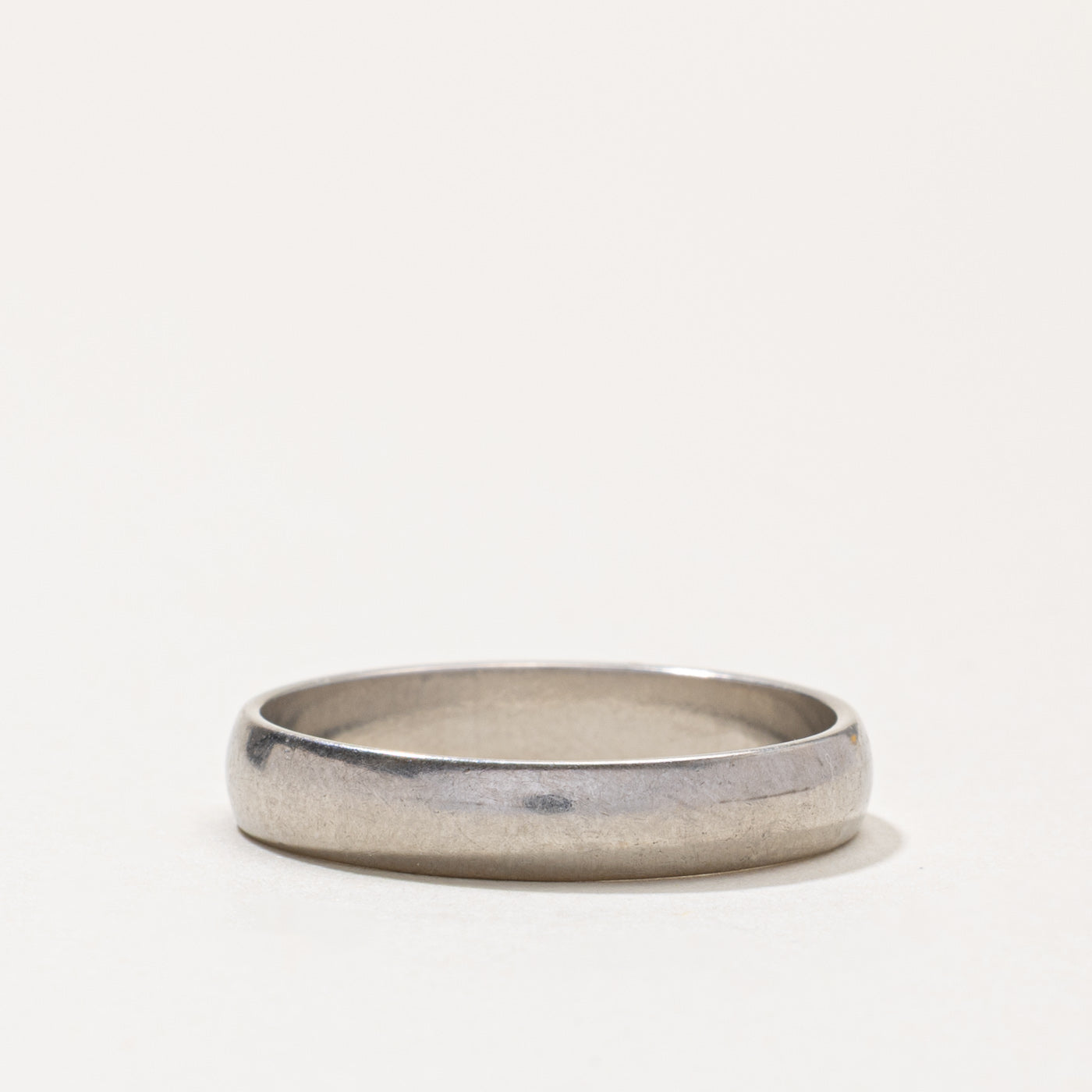 Italian Platinum Plain Band | 4.15mm | SZ 10.75