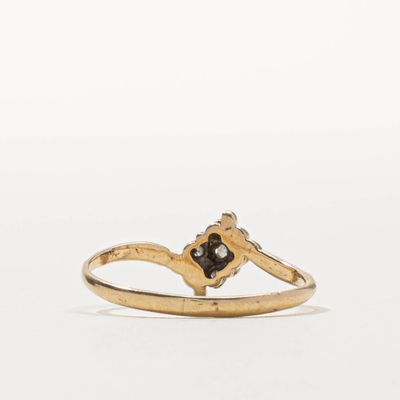 10k Diamond Cluster Bypass Ring | SZ 5.5