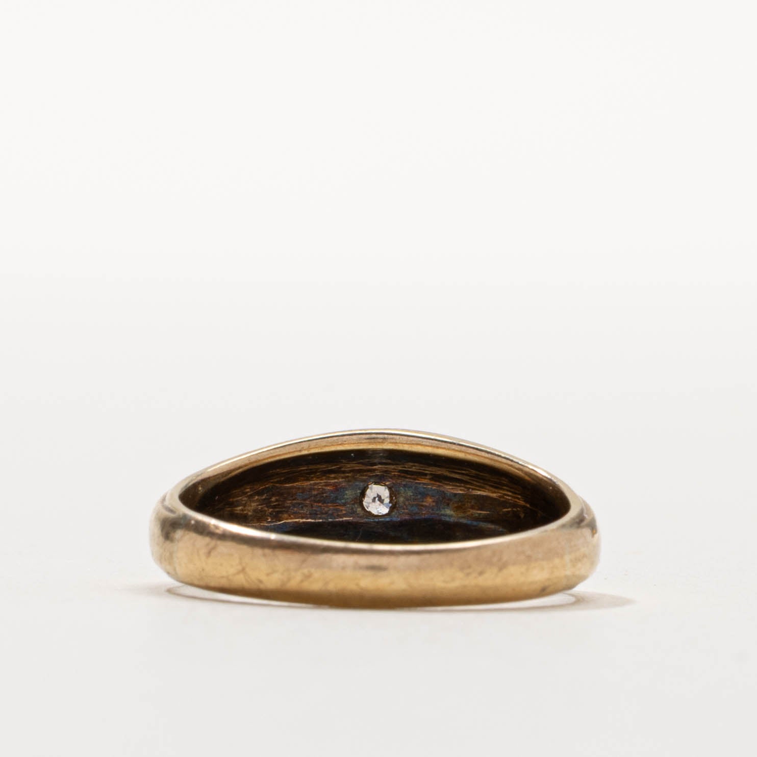 10k Star Set Diamond Dome Ring | SZ 6.75