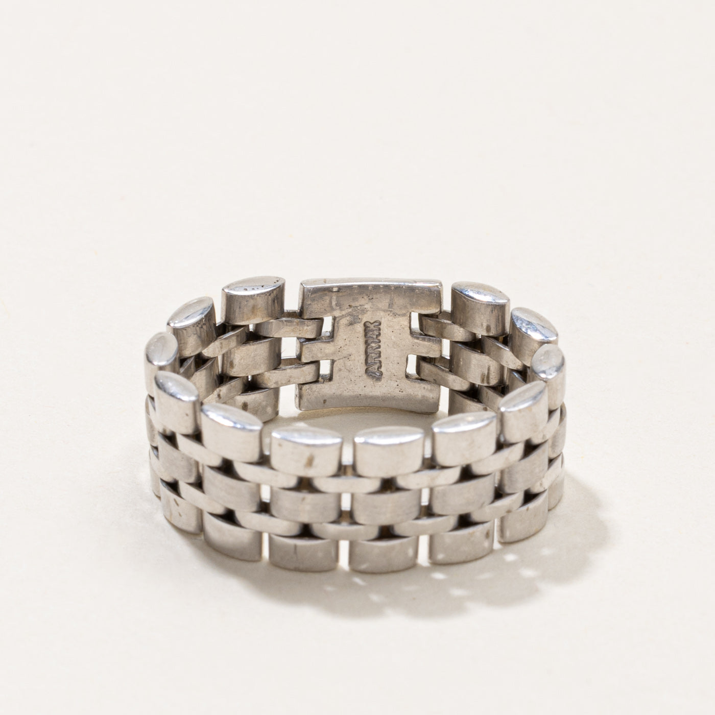 14k Panther Link Chain Ring | 8.90mm | SZ 8.5
