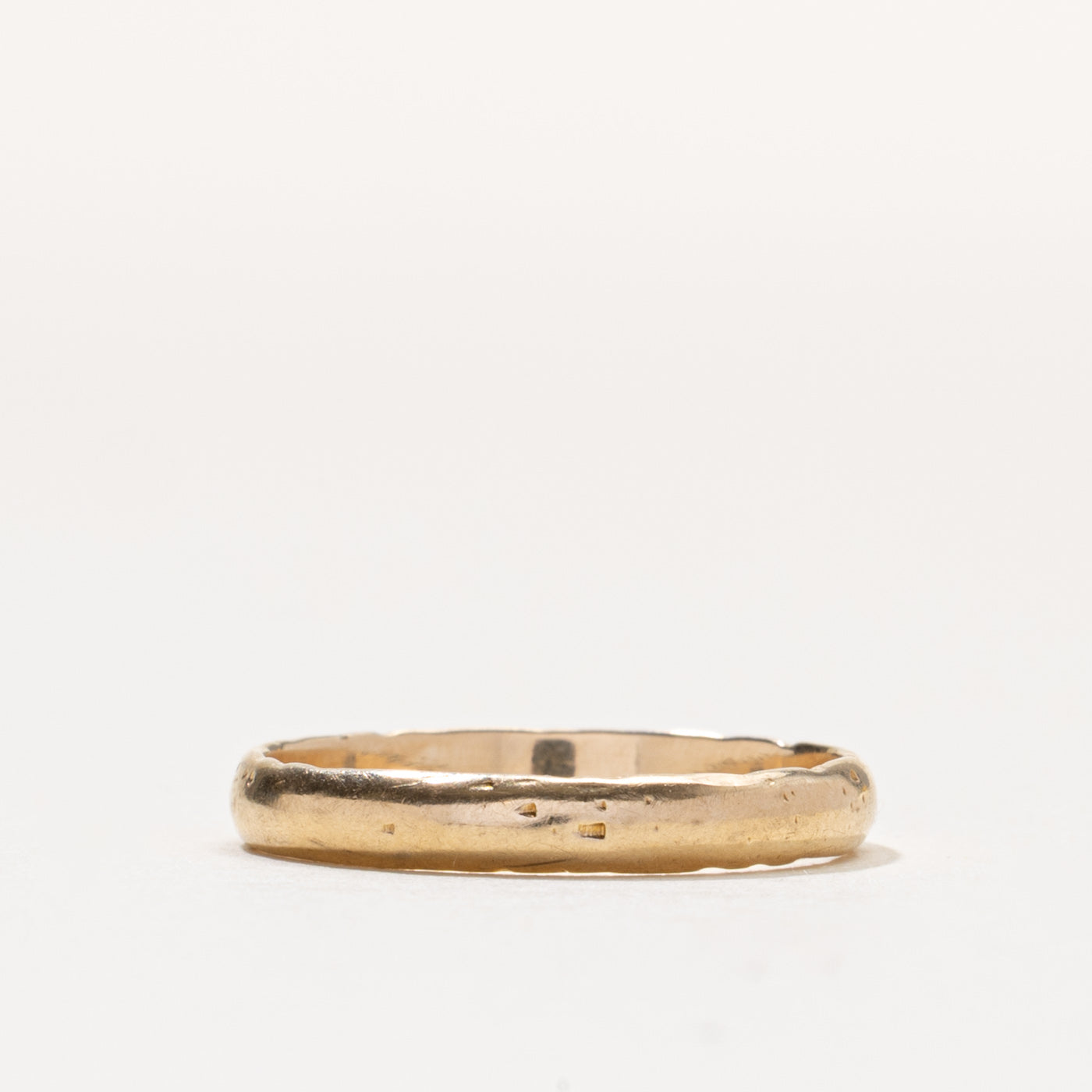 14k Thin Textured Band | 2.90mm | SZ 7