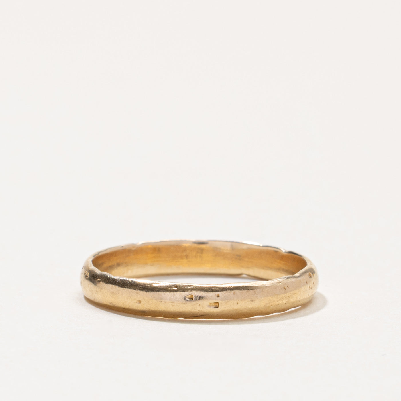 14k Thin Textured Band | 2.90mm | SZ 7