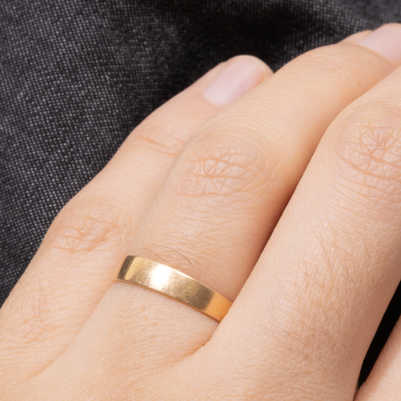 1909 Finnish 18k Plain Band | 3.75mm | SZ 6.25
