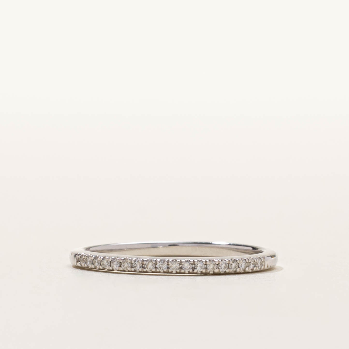 10k Semi Eternity Diamond Band | 1.64mm | SZ 7