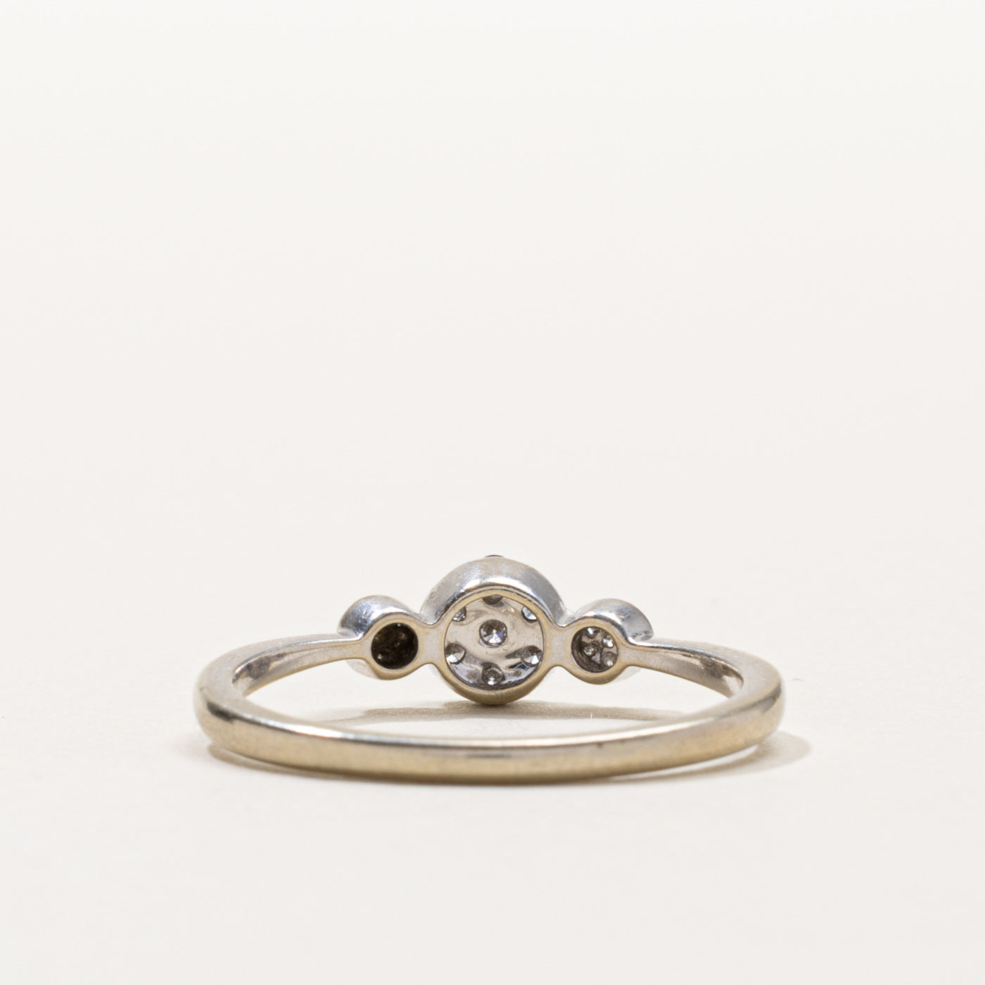 10k Diamond Cluster Accented Ring | 0.15ctw | SZ 7