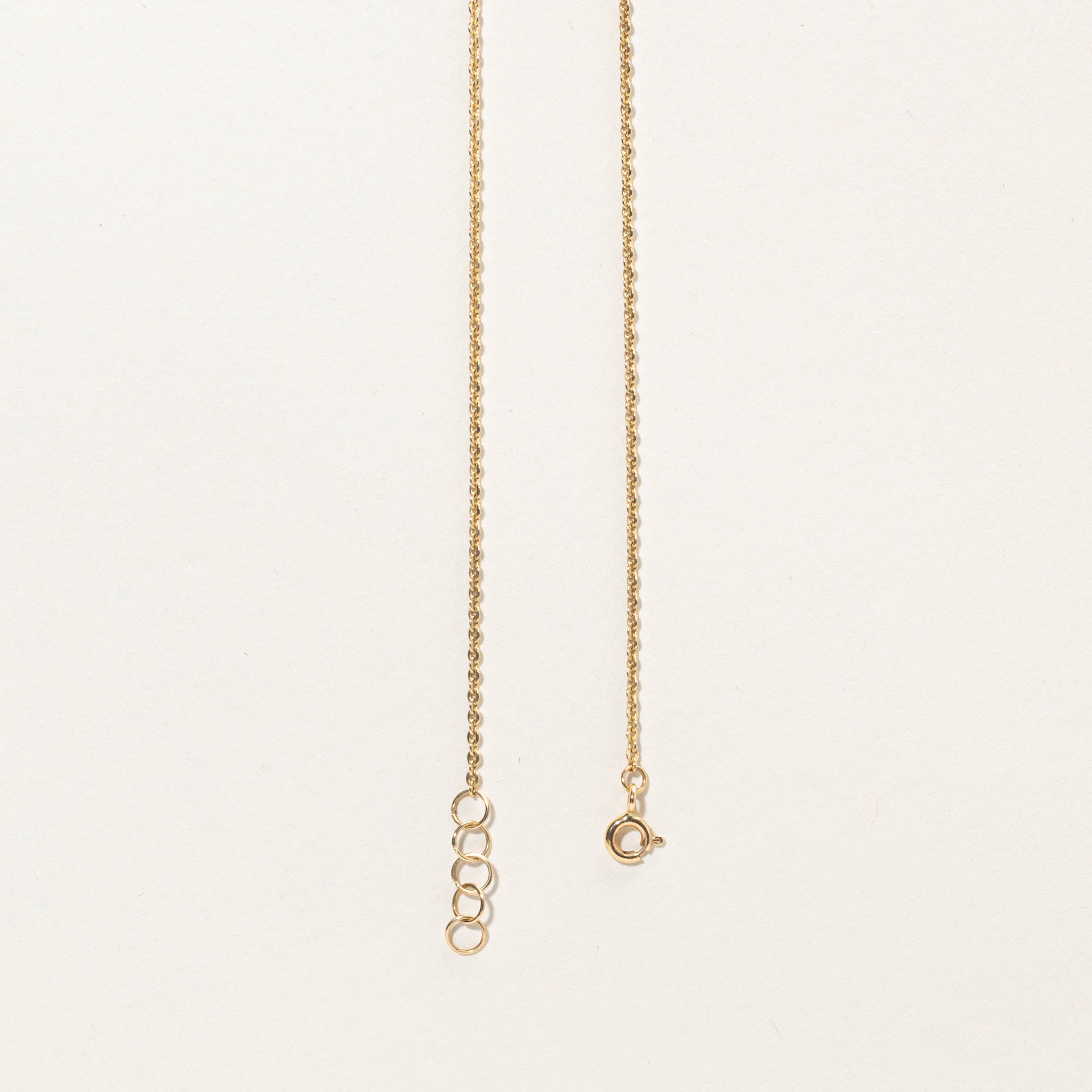 18k Zephyrlily Lariat Necklace | 16"
