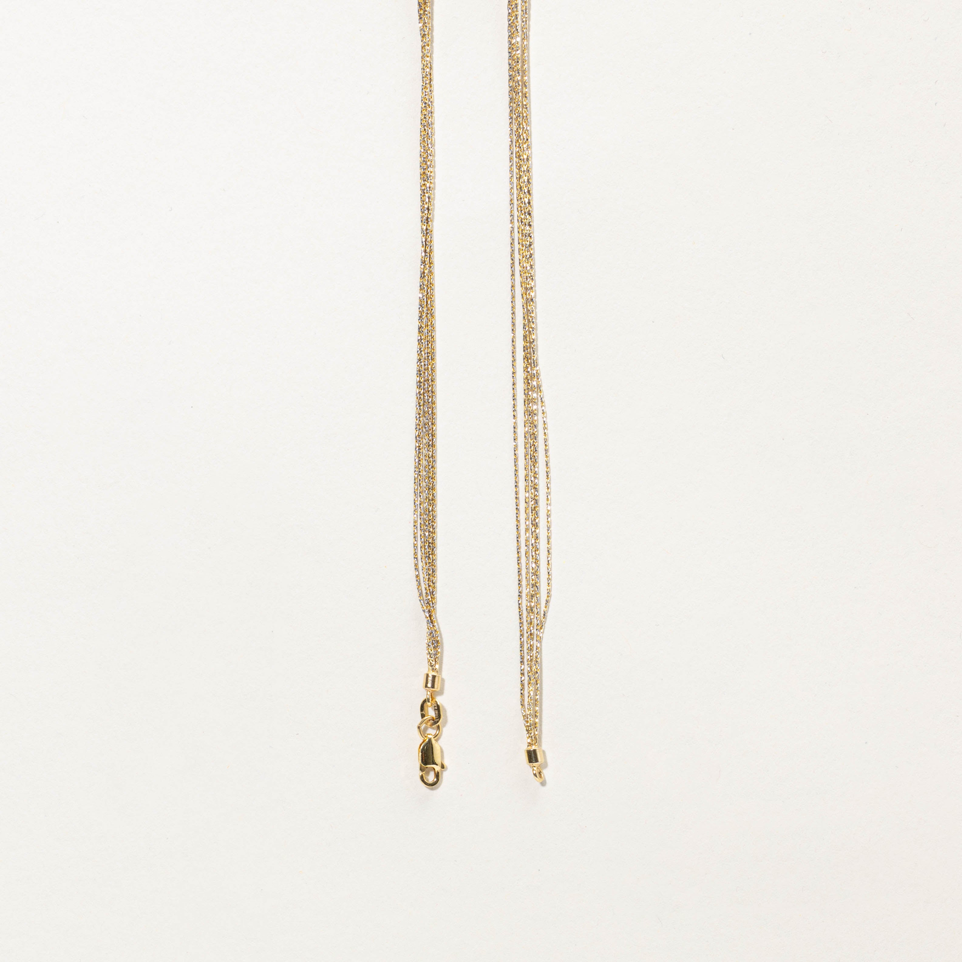 14k Multi-Strand Barleycorn Necklace | 15.5"