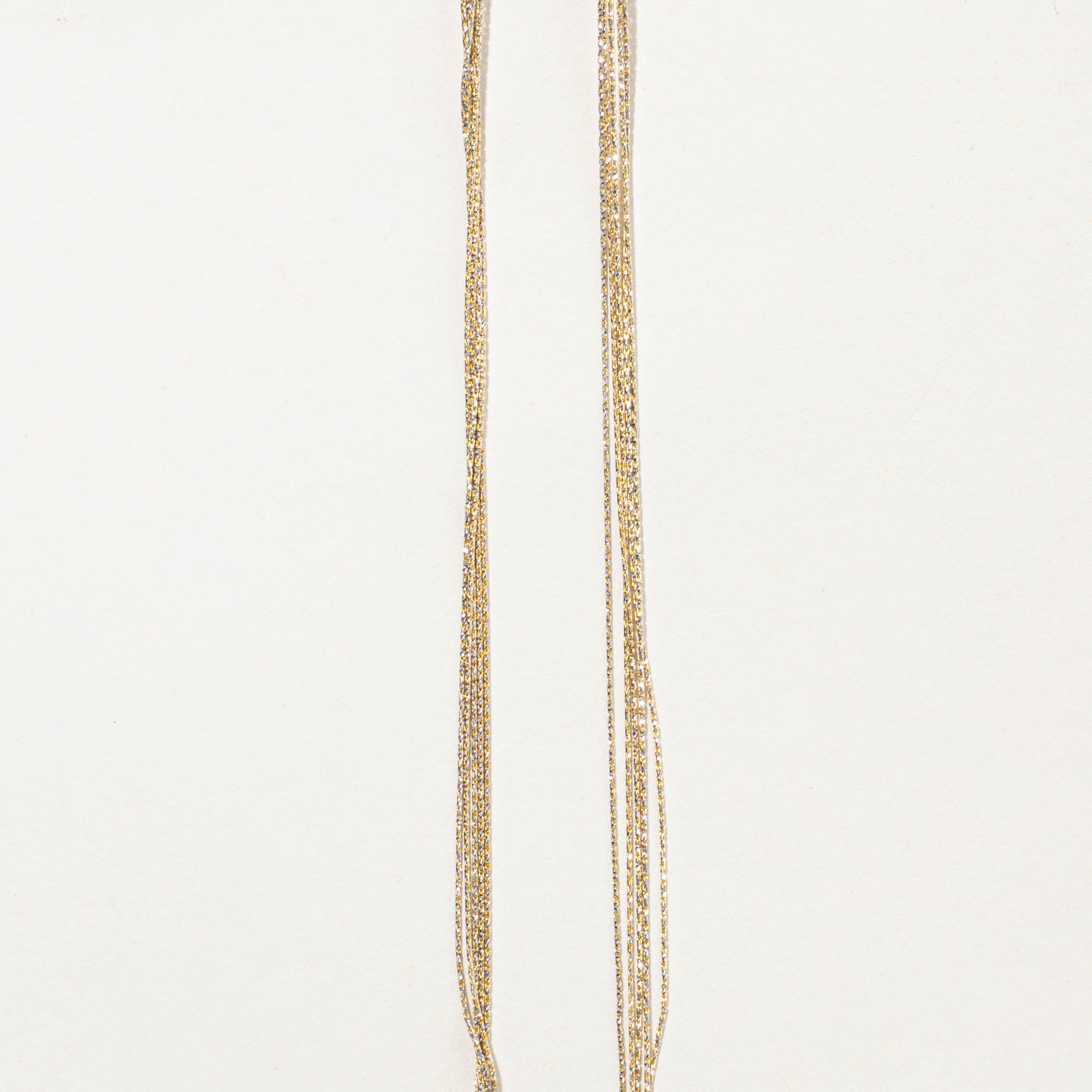 14k Multi-Strand Barleycorn Necklace | 15.5"
