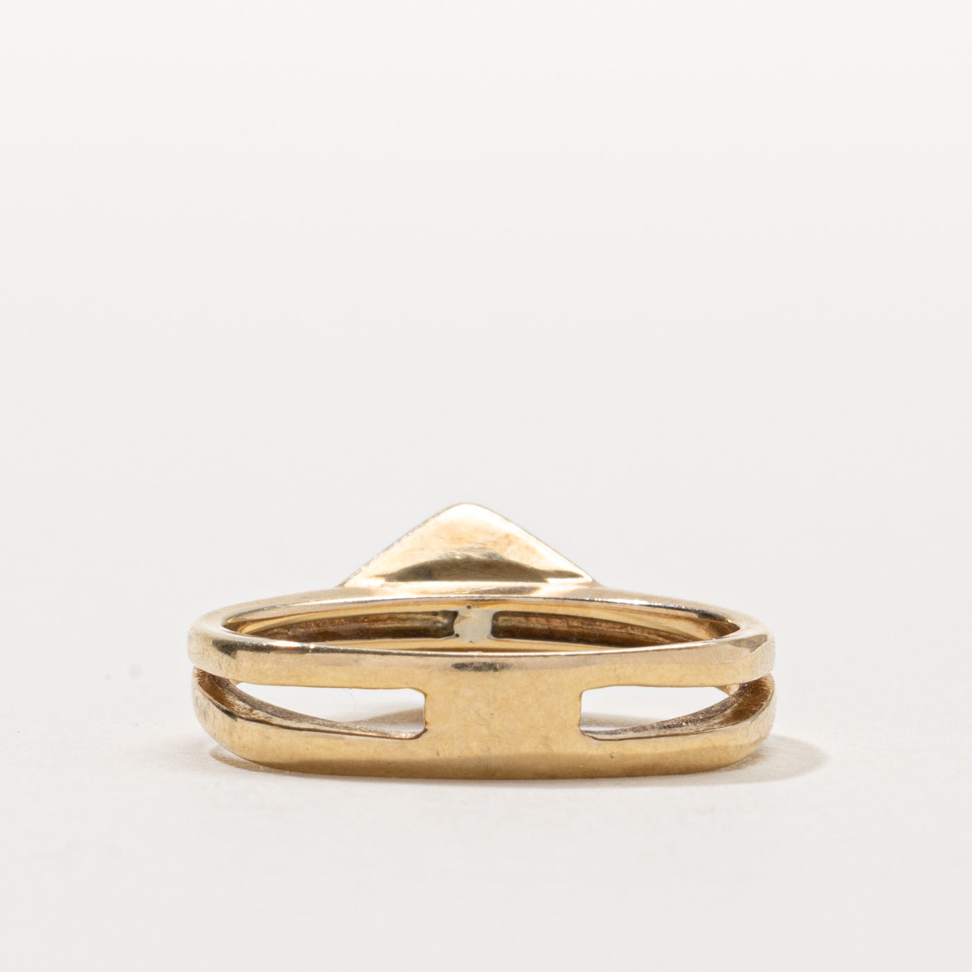 14k Diamond Rhombus Ring | 0.14ctw | SZ 5.25