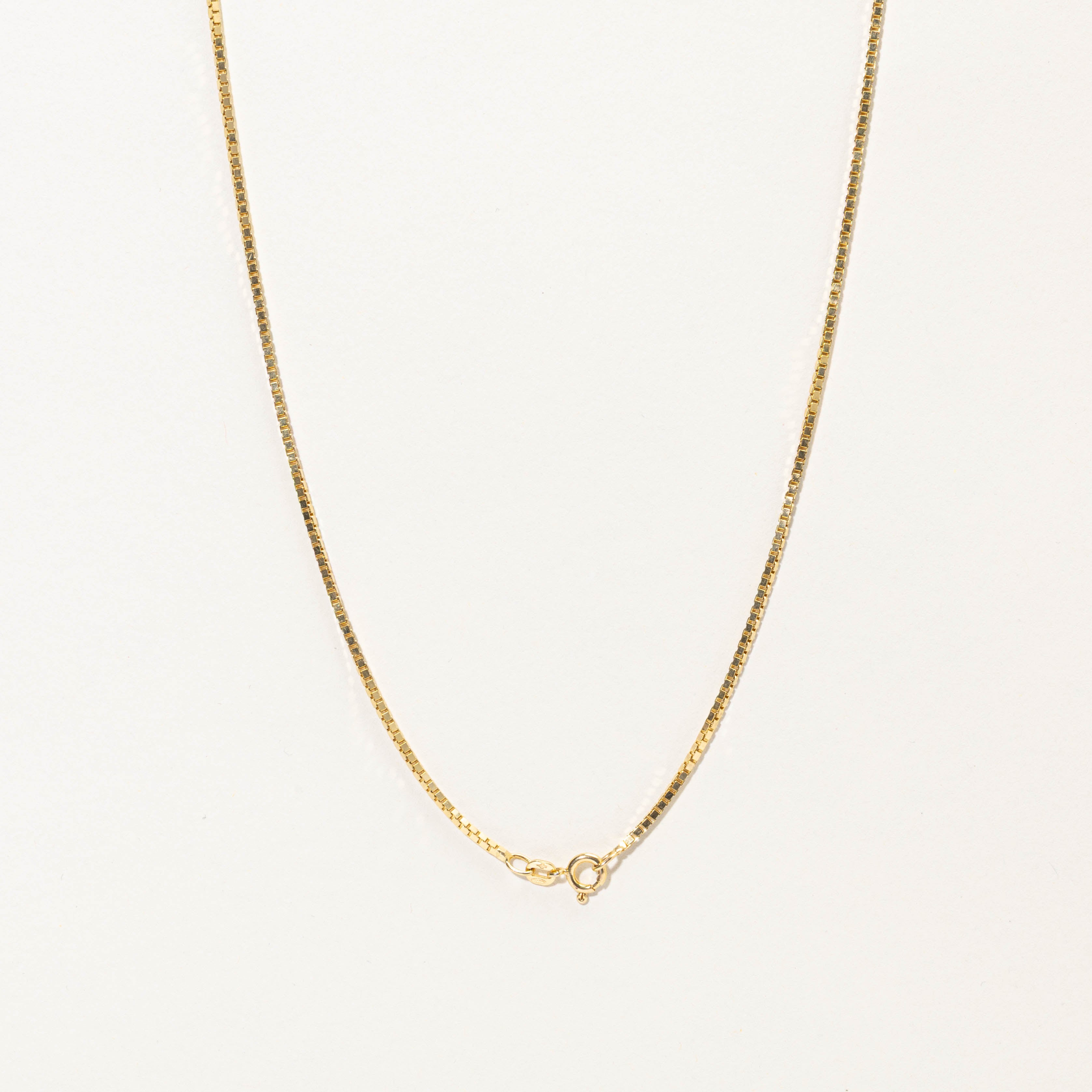10k Box Link Chain | 23” | 1.5mm