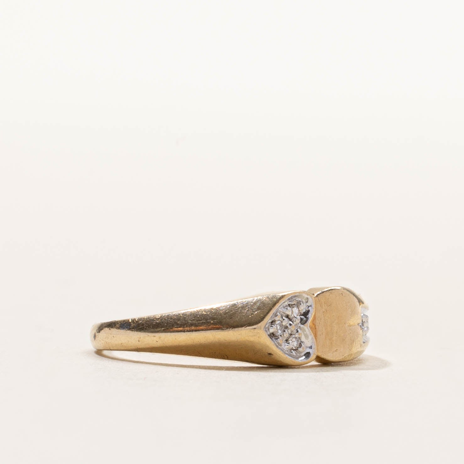 10k Diamond Accent Heart Ring | SZ 6