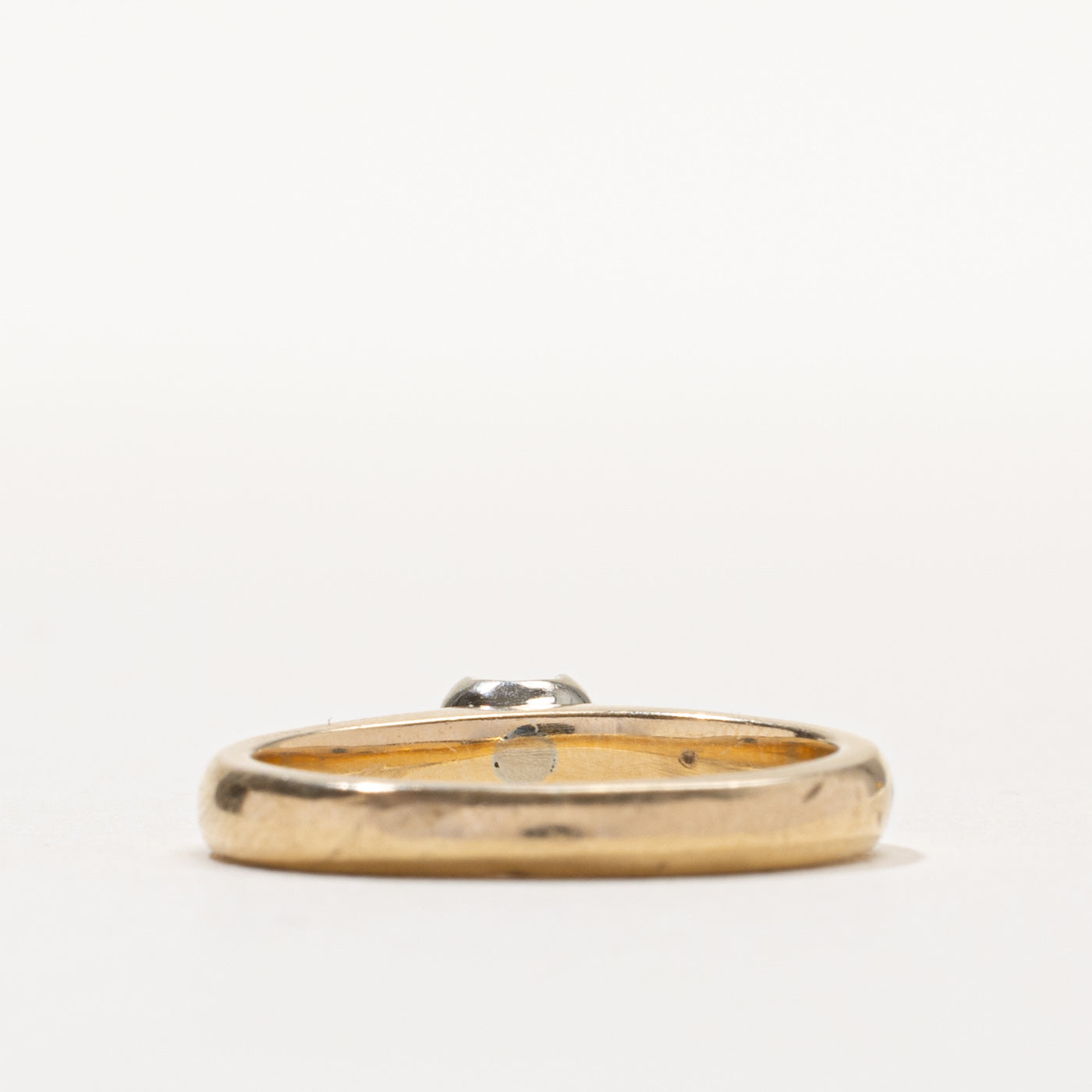14k Illusion Set Round Brilliant Diamond Ring | 0.13ctw | SZ 6.75