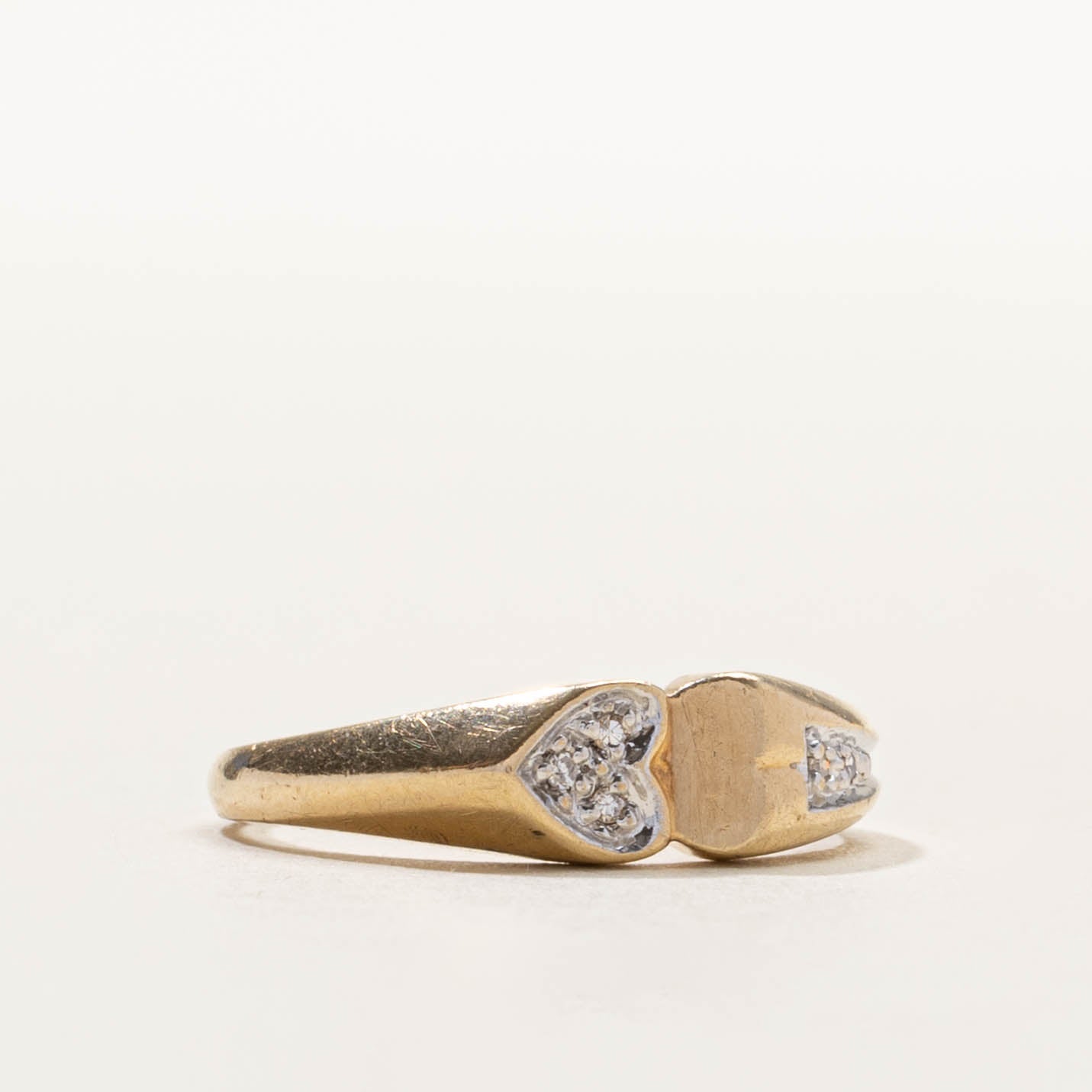 10k Diamond Accent Heart Ring | SZ 6