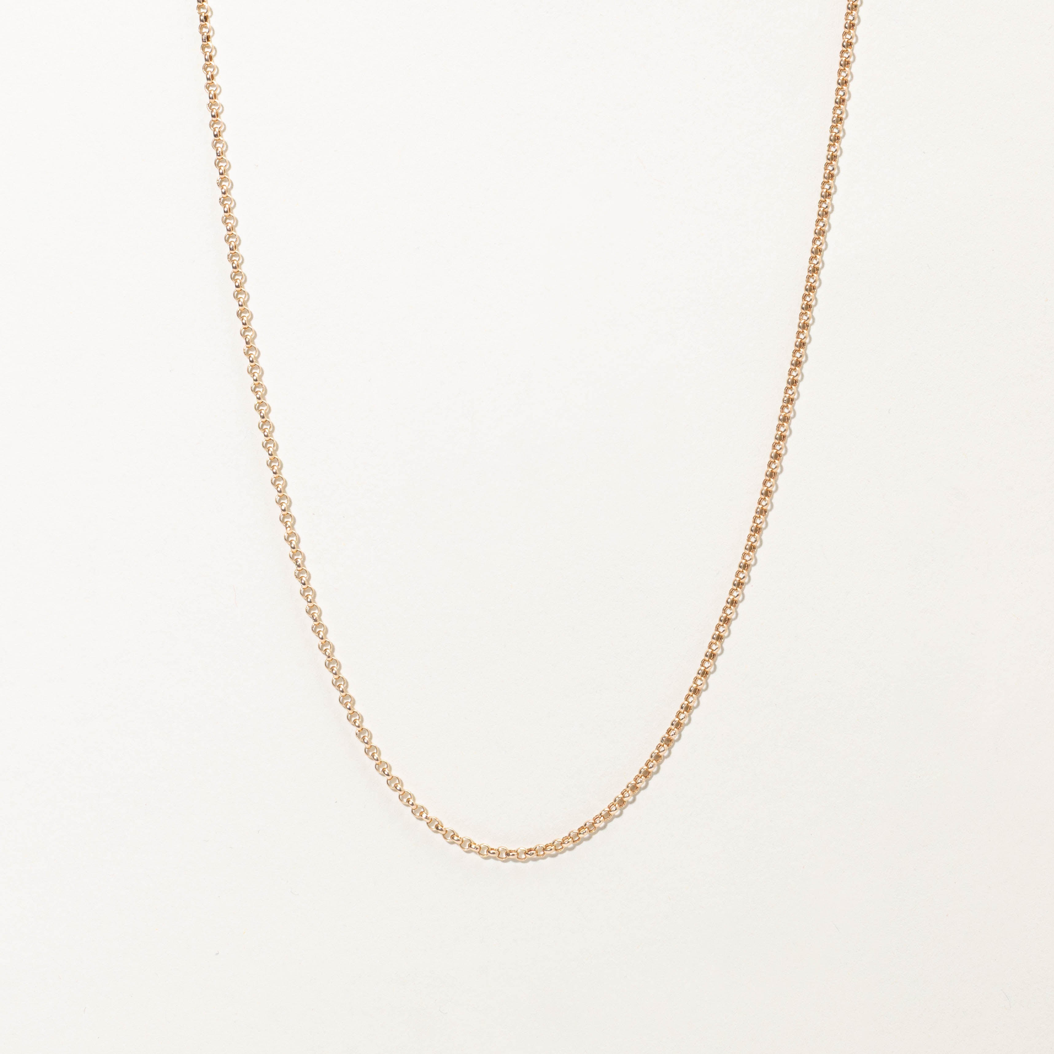 10k Rolo Link Chain | 24” | 2mm