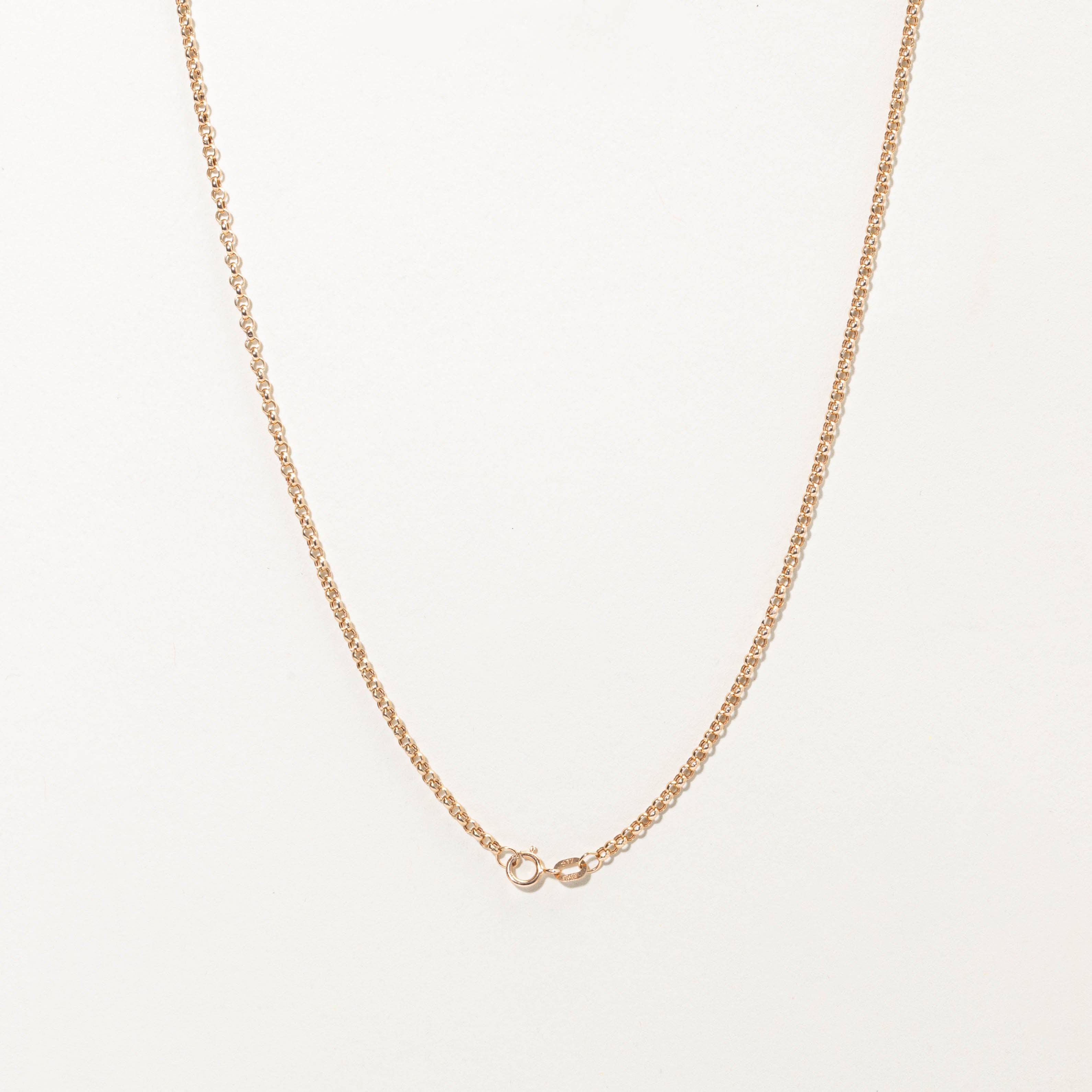 10k Rolo Link Chain | 24” | 2mm