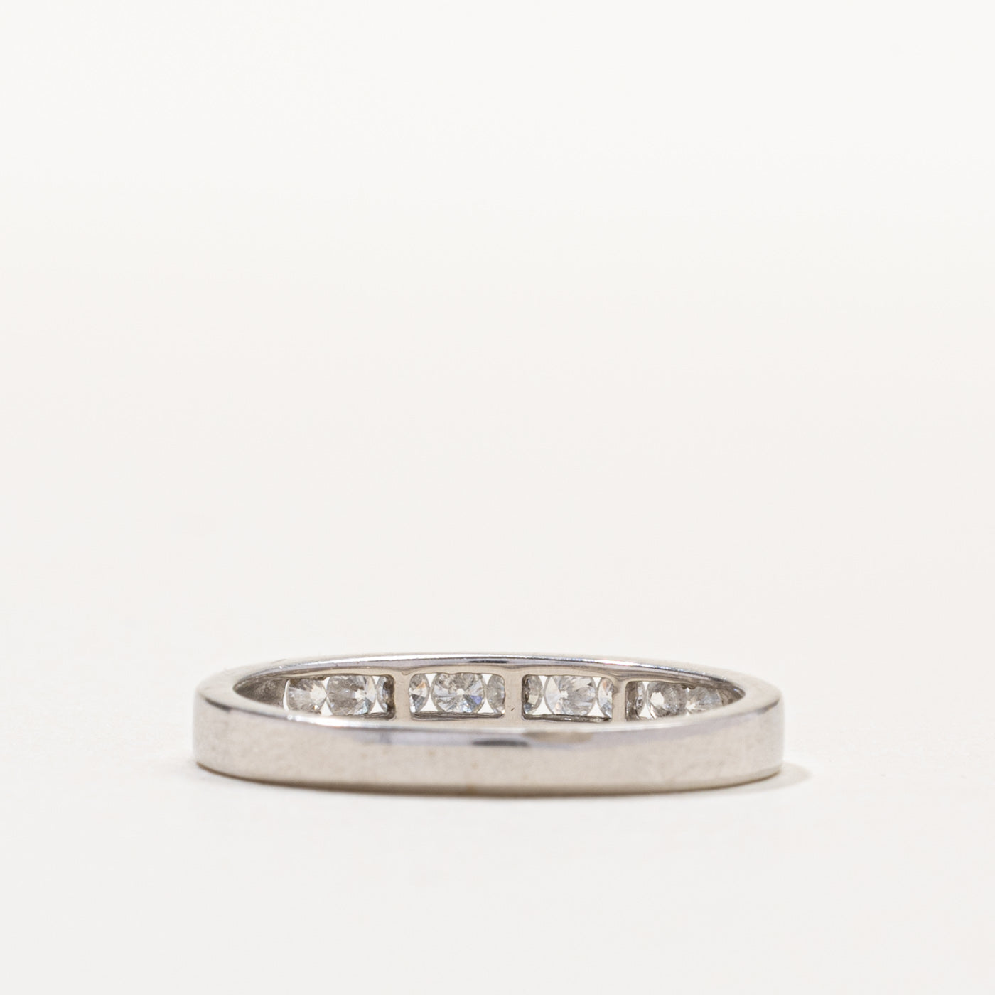 14k Channel Set Diamond Band | 0.22ctw | 10.50mm | SZ 6.25