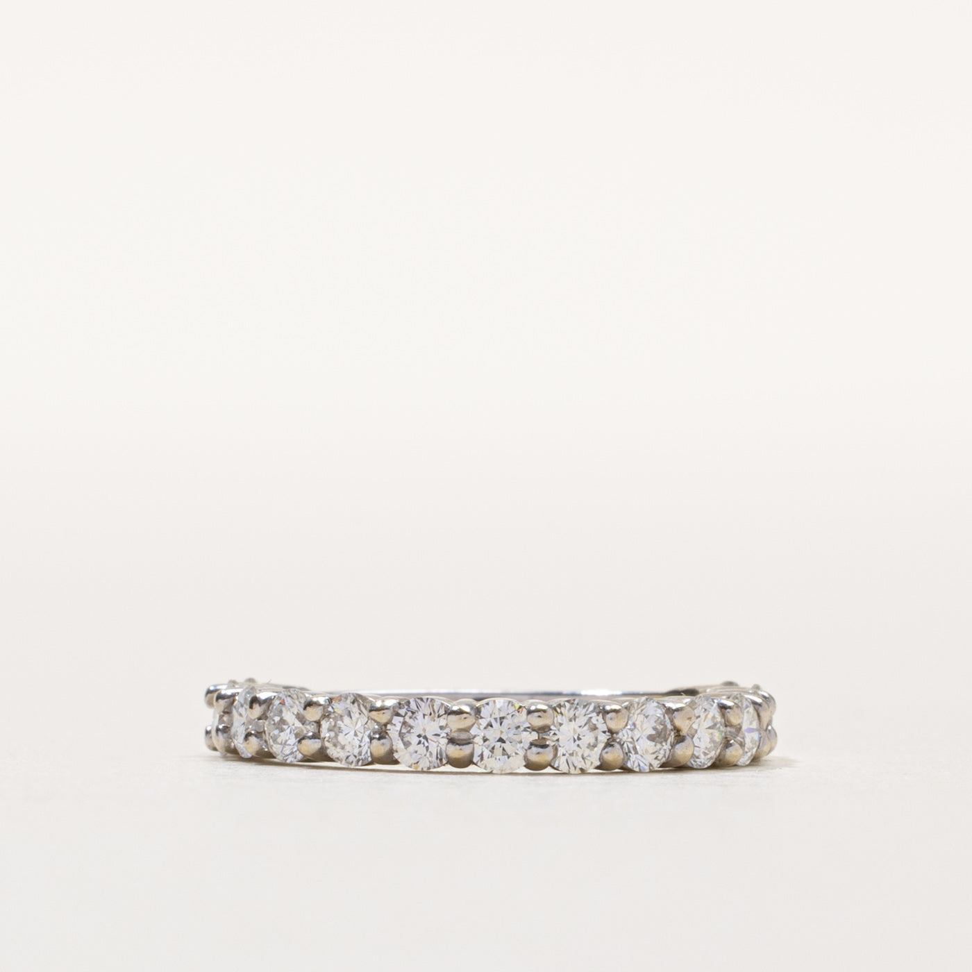 14k Semi Eternity Diamond Band | 0.90ctw | SZ 4.5