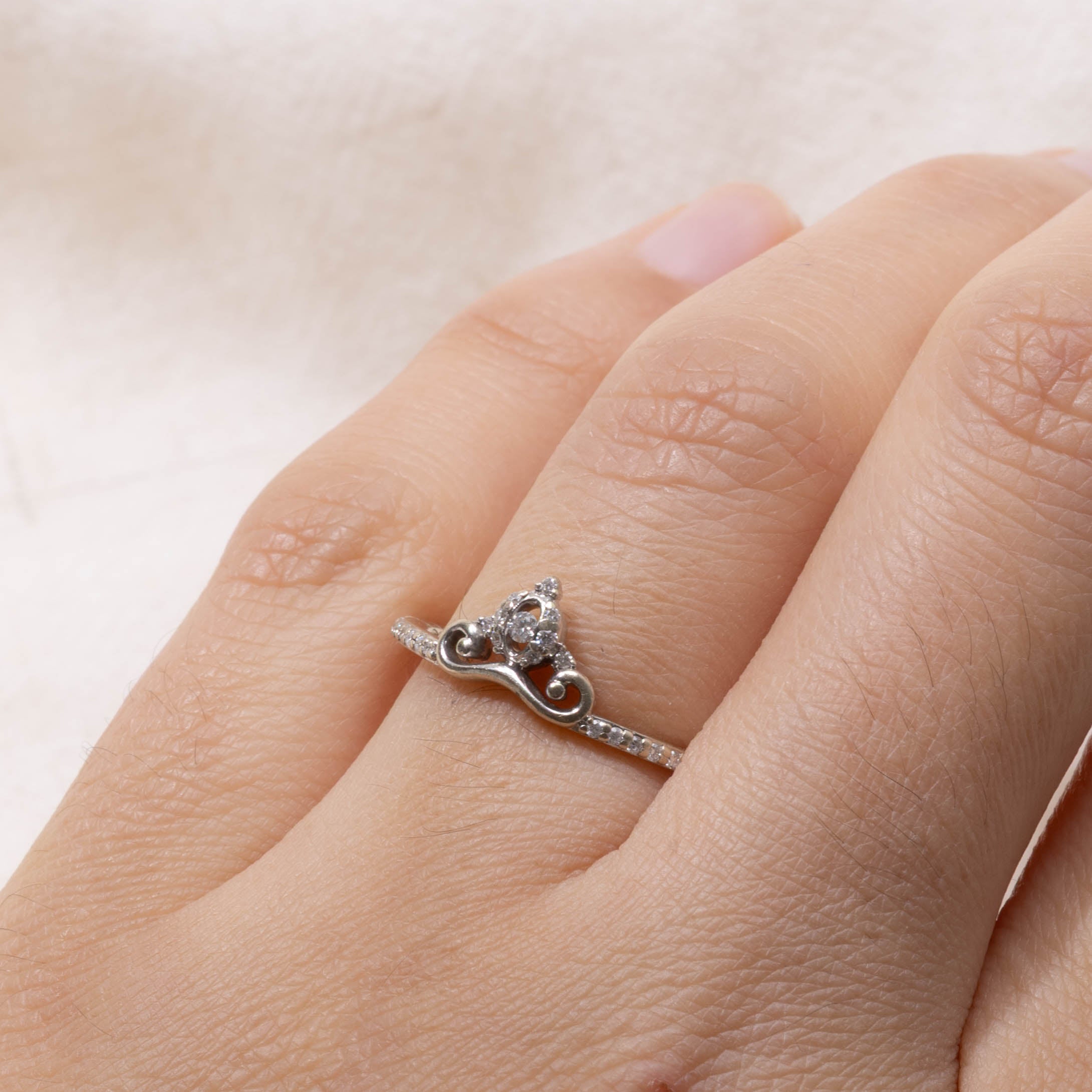 ‘Disney’ Semi Eternity Diamond Tiara Ring | SZ 8