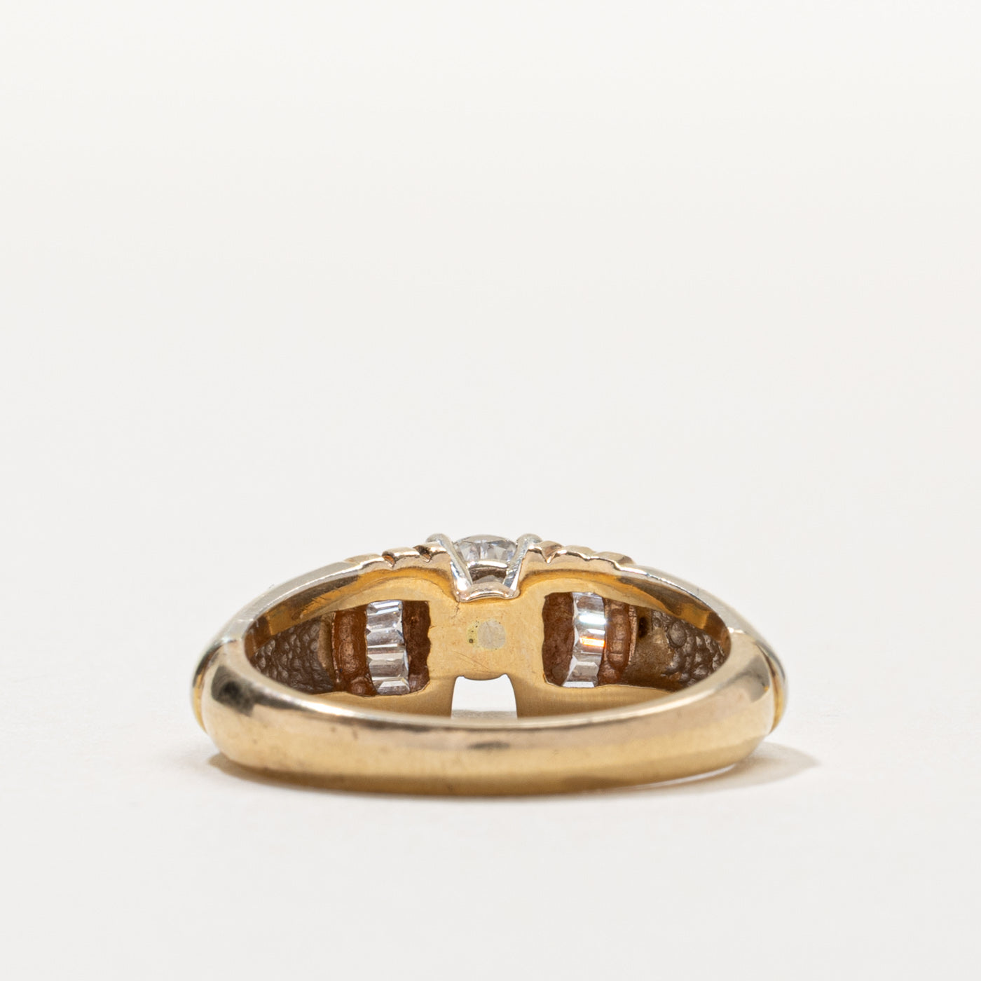 14k Diamond Baguette Cut Accented Ring | 0.44ctw | SZ 6.75