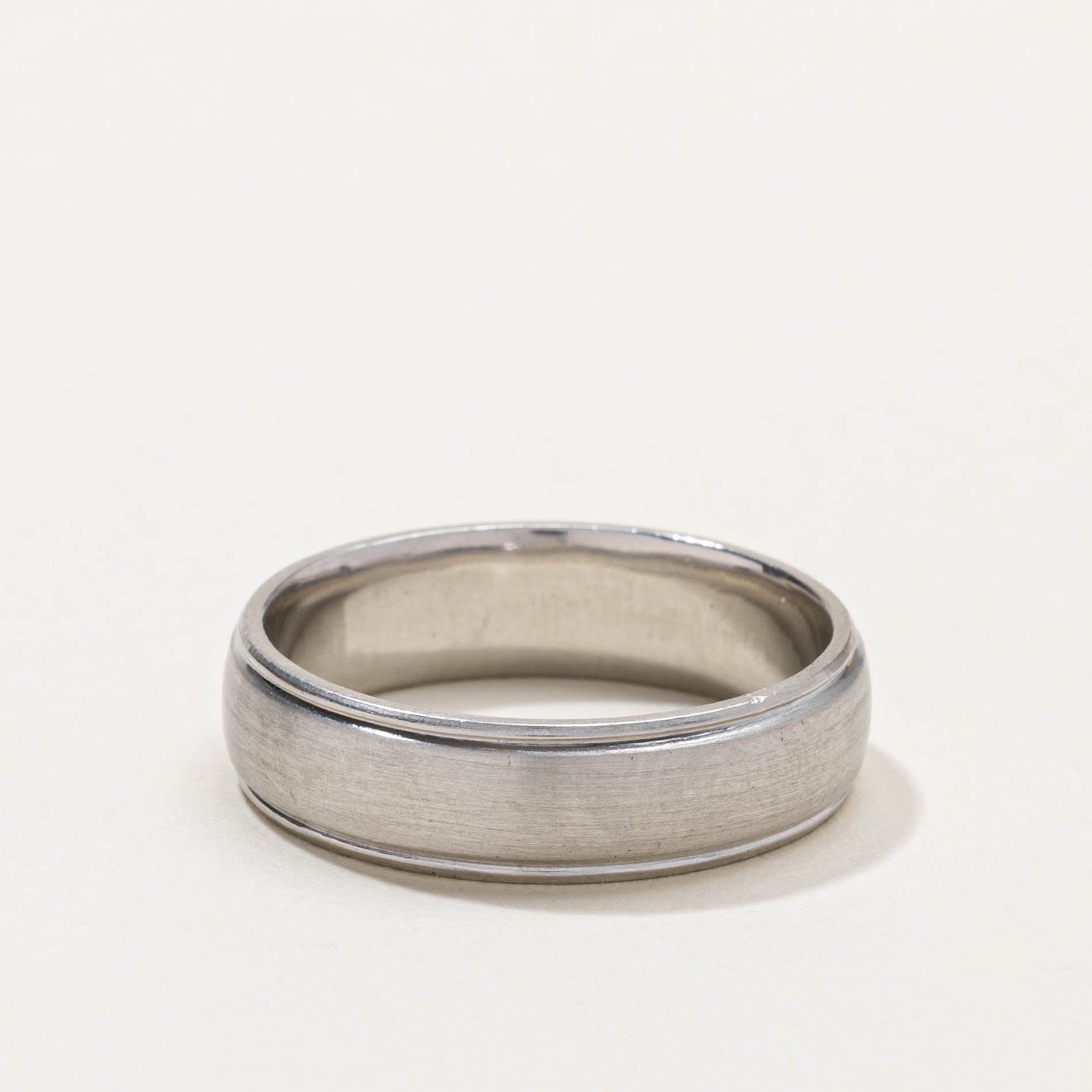 Platinum Grooved Band | 6.26mm | SZ 11