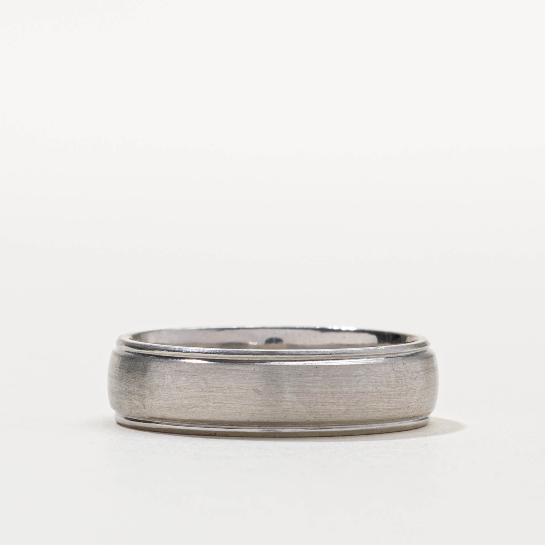 Platinum Grooved Band | 6.26mm | SZ 11
