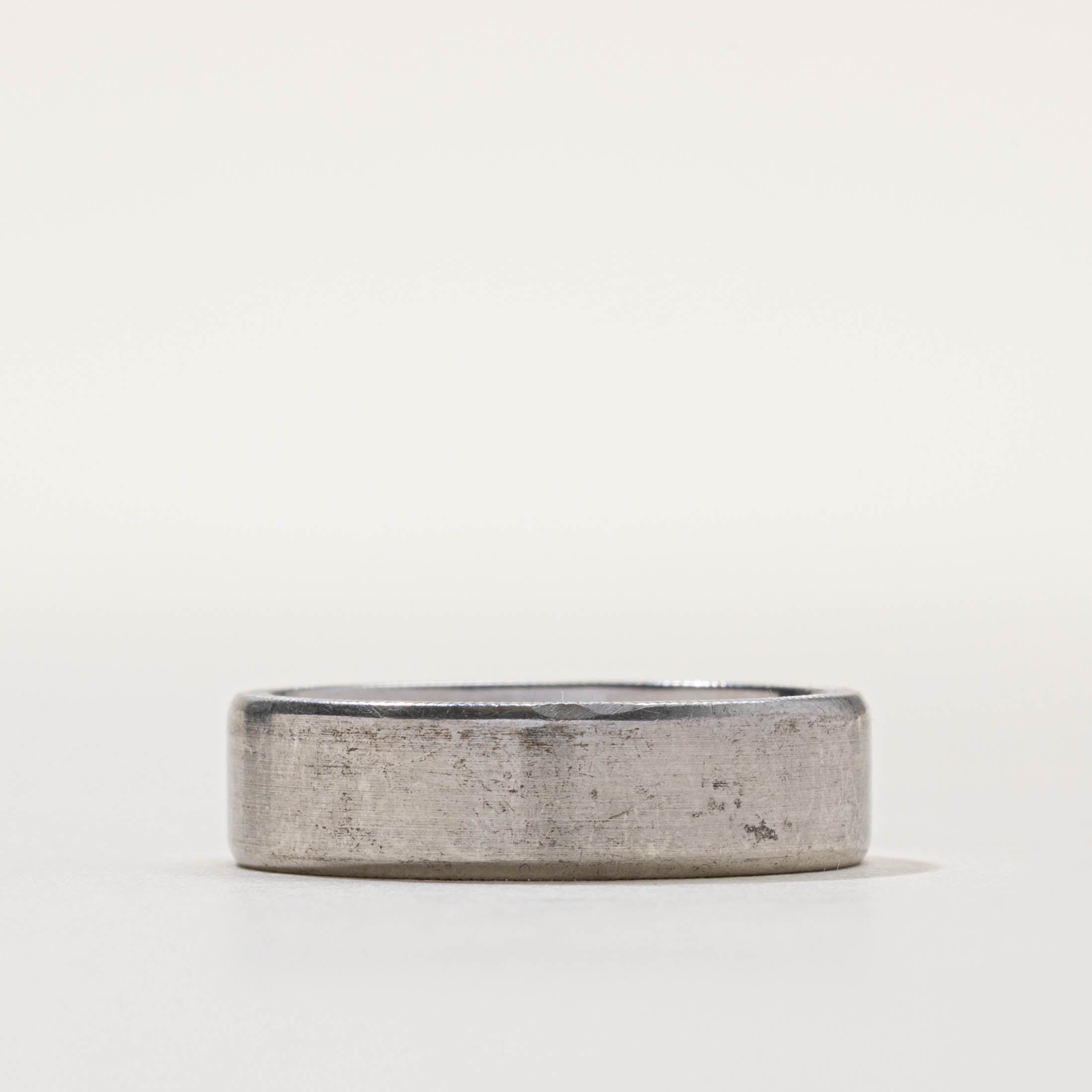 ‘Birks’ Platinum Plain Band | 6.25mm | SZ 10.25