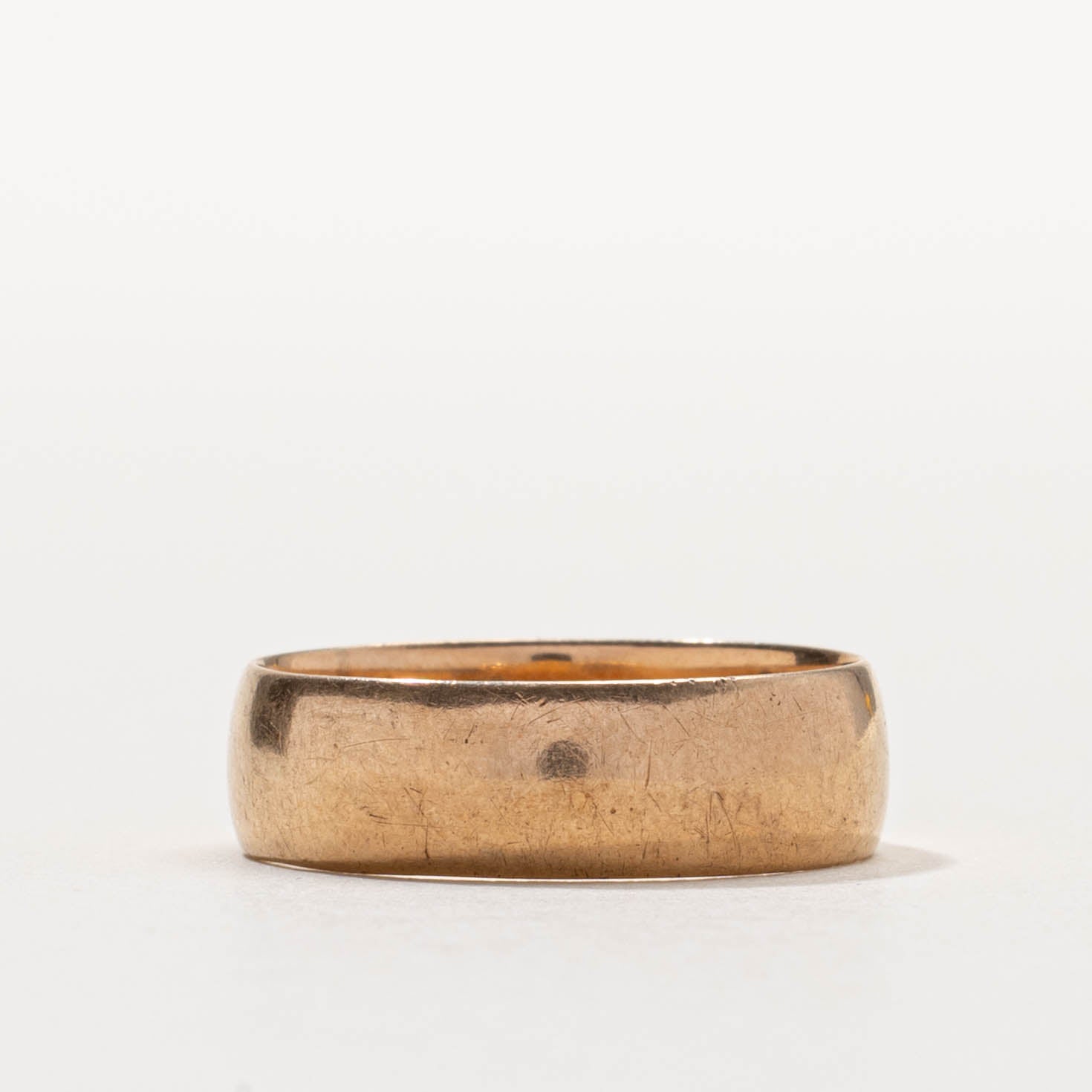 18k Yellow Gold Plain Band | 6.00mm | SZ 7.25