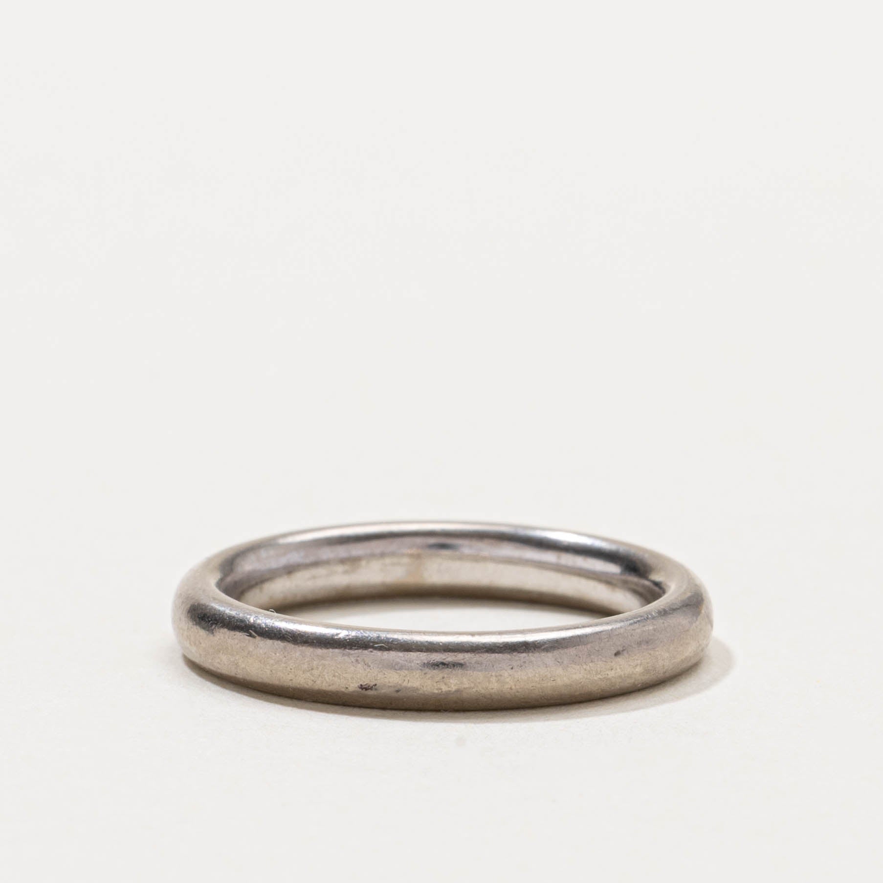 ‘Birks Cavelti’ 18k Plain Band | 3.10mm | SZ 6.75
