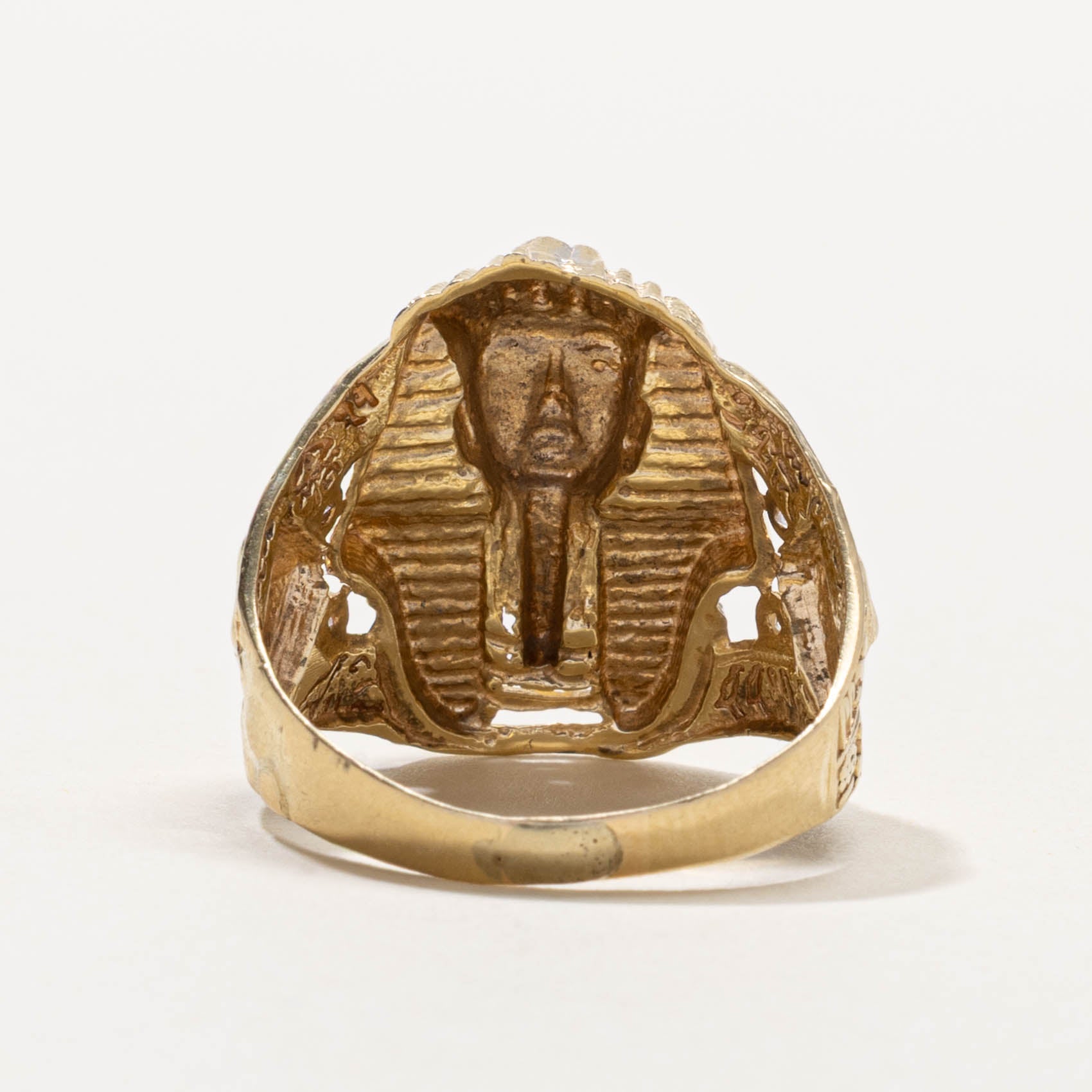 10k Pharaoh Ring | SZ 9.25