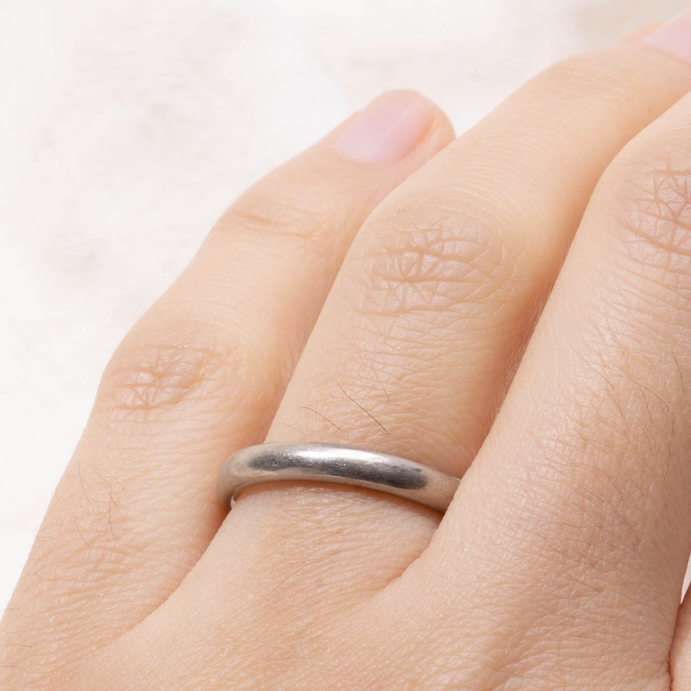 ‘Birks Cavelti’ 18k Plain Band | 3.10mm | SZ 6.75